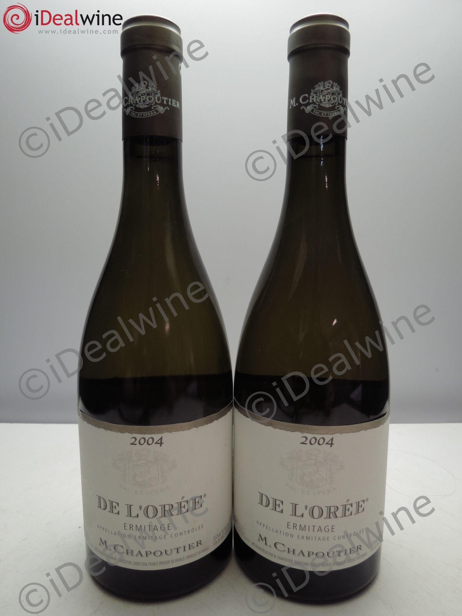 Hermitage Ermitage de l'Orée Chapoutier 2004 - Lot de 2 bouteilles - 0