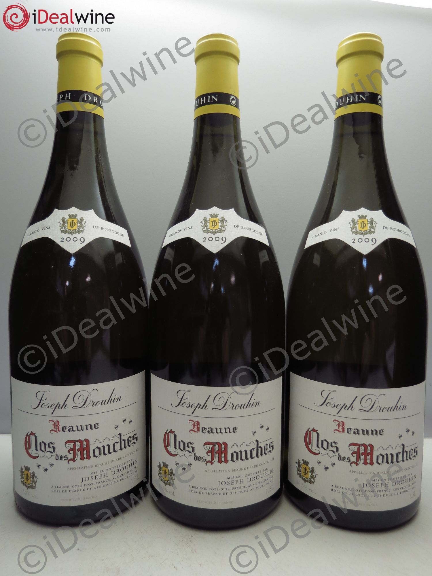 Beaune 1er Cru Clos des Mouches Joseph Drouhin 2009 - Lot de 3 magnums - 0