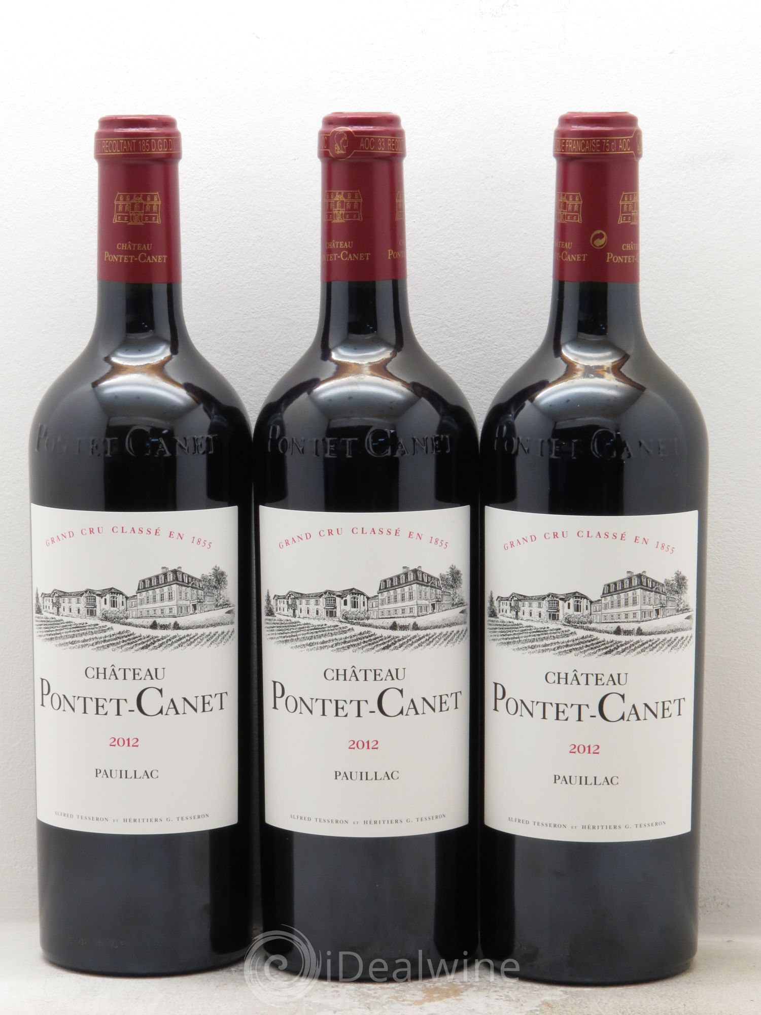 Château Pontet Canet 5ème Grand Cru Classé 2012 - Lot de 6 bouteilles - 2