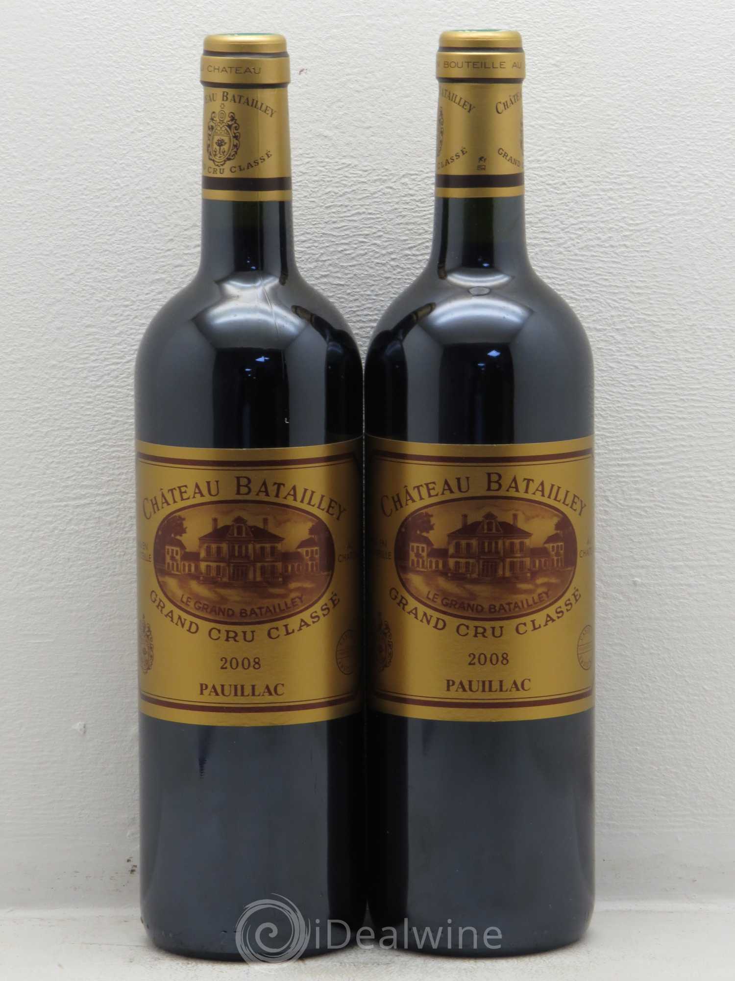 Château Batailley 5ème Grand Cru Classé 2008 - Lot de 2 bouteilles - 0