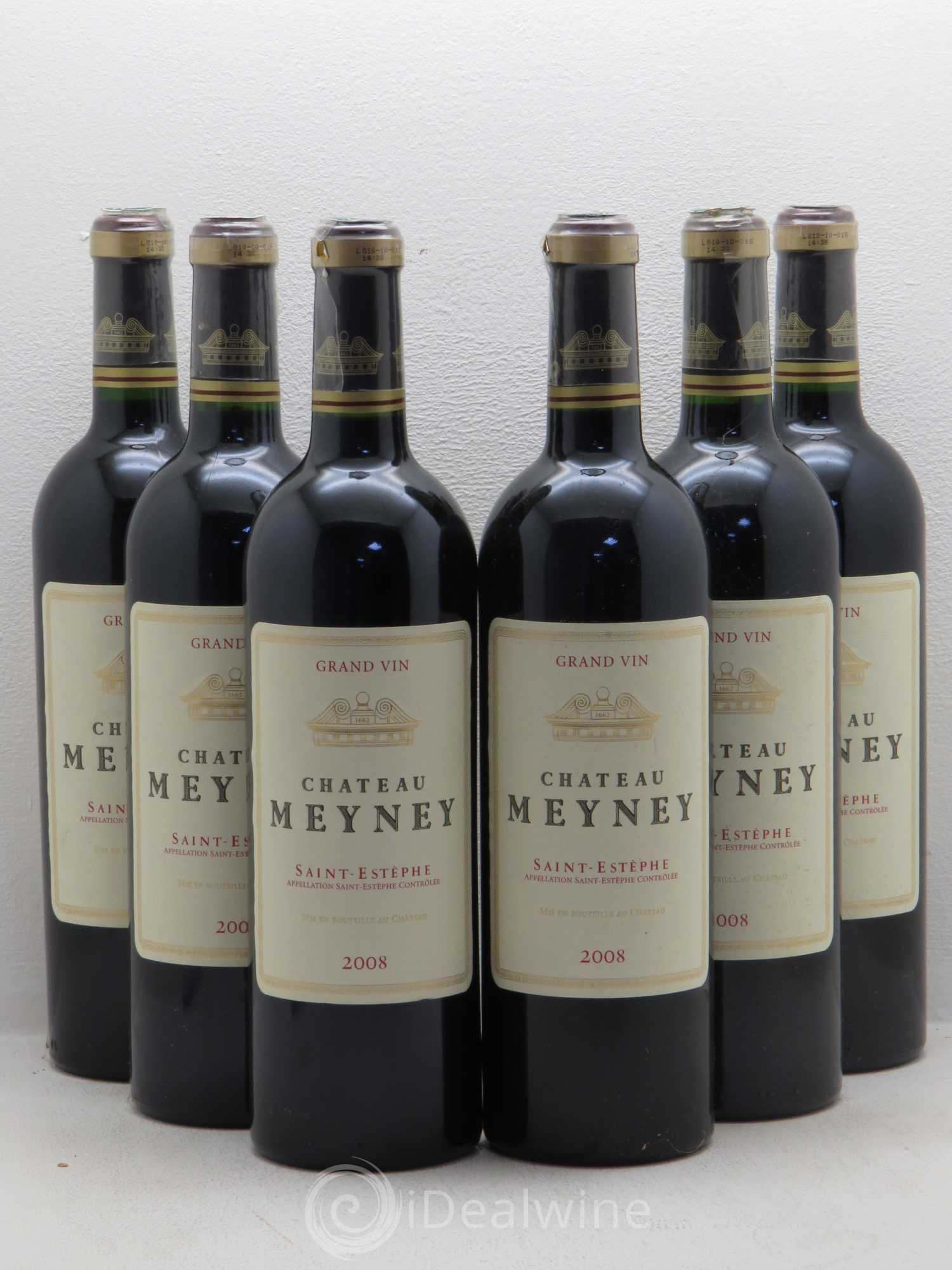 Médoc Château Meney 2008 - Posten von 6 Flaschen - 0