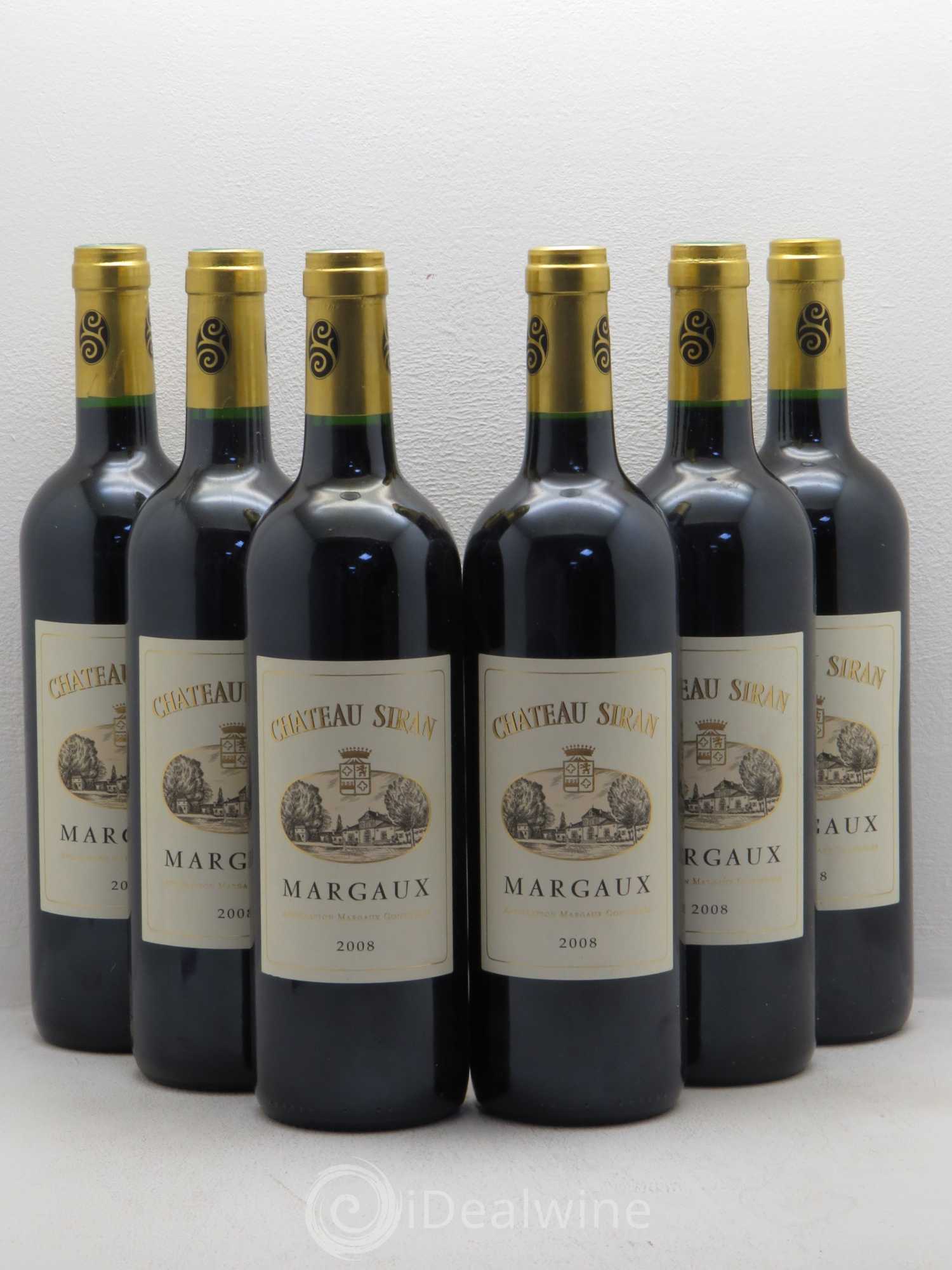 Château Siran 2008 - Lot de 6 bouteilles - 0