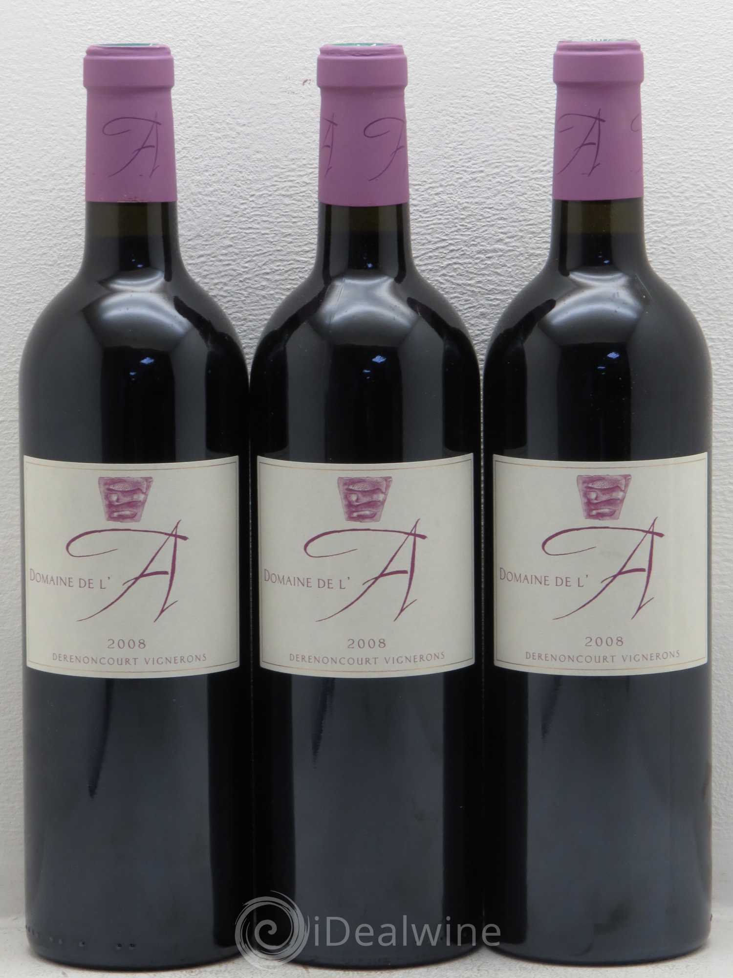 Domaine de l'A 2008 - Lot de 3 bouteilles - 0