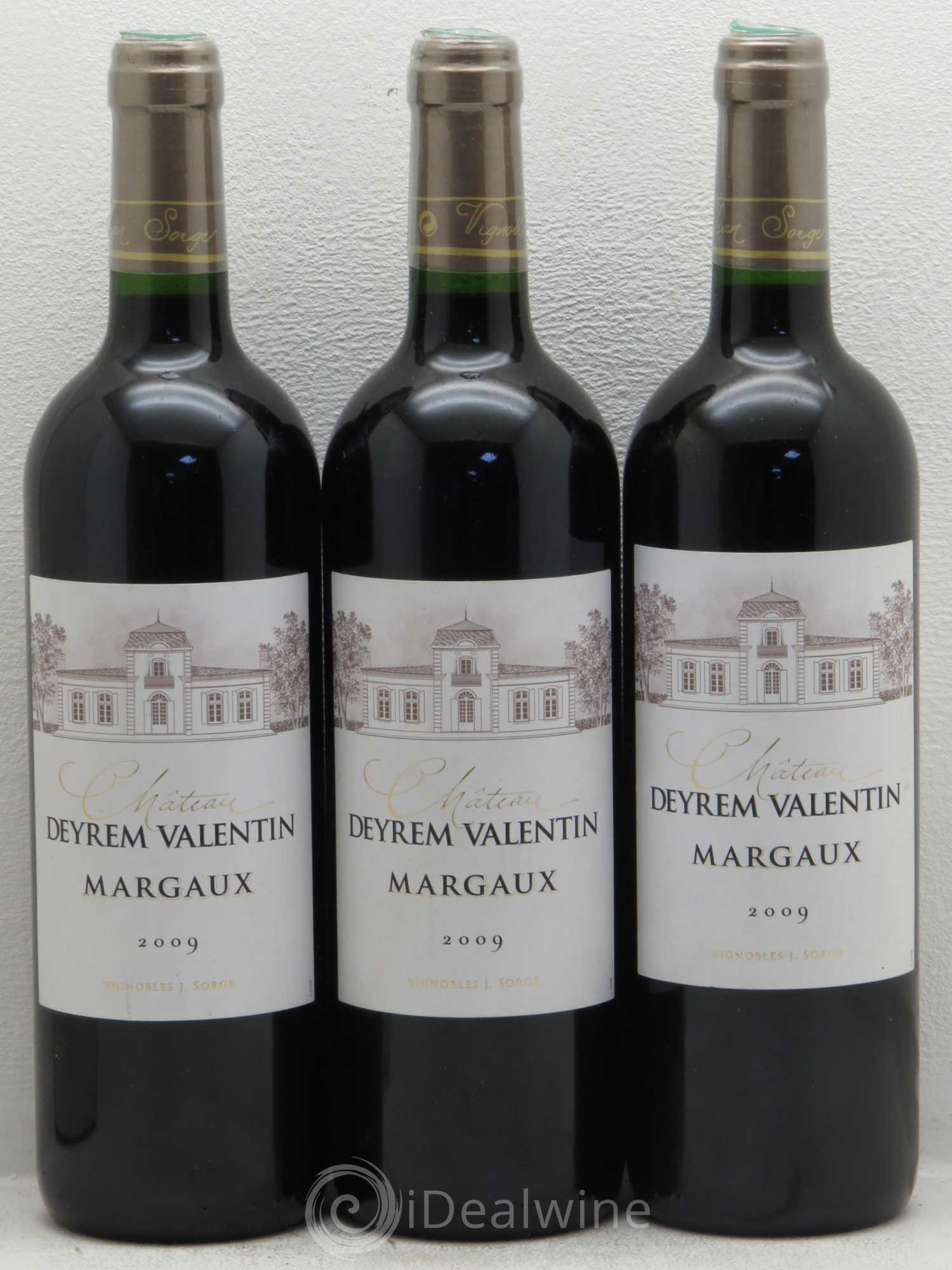 Château Deyrem Valentin Cru Bourgeois 2009 - Lot de 3 bouteilles - 0