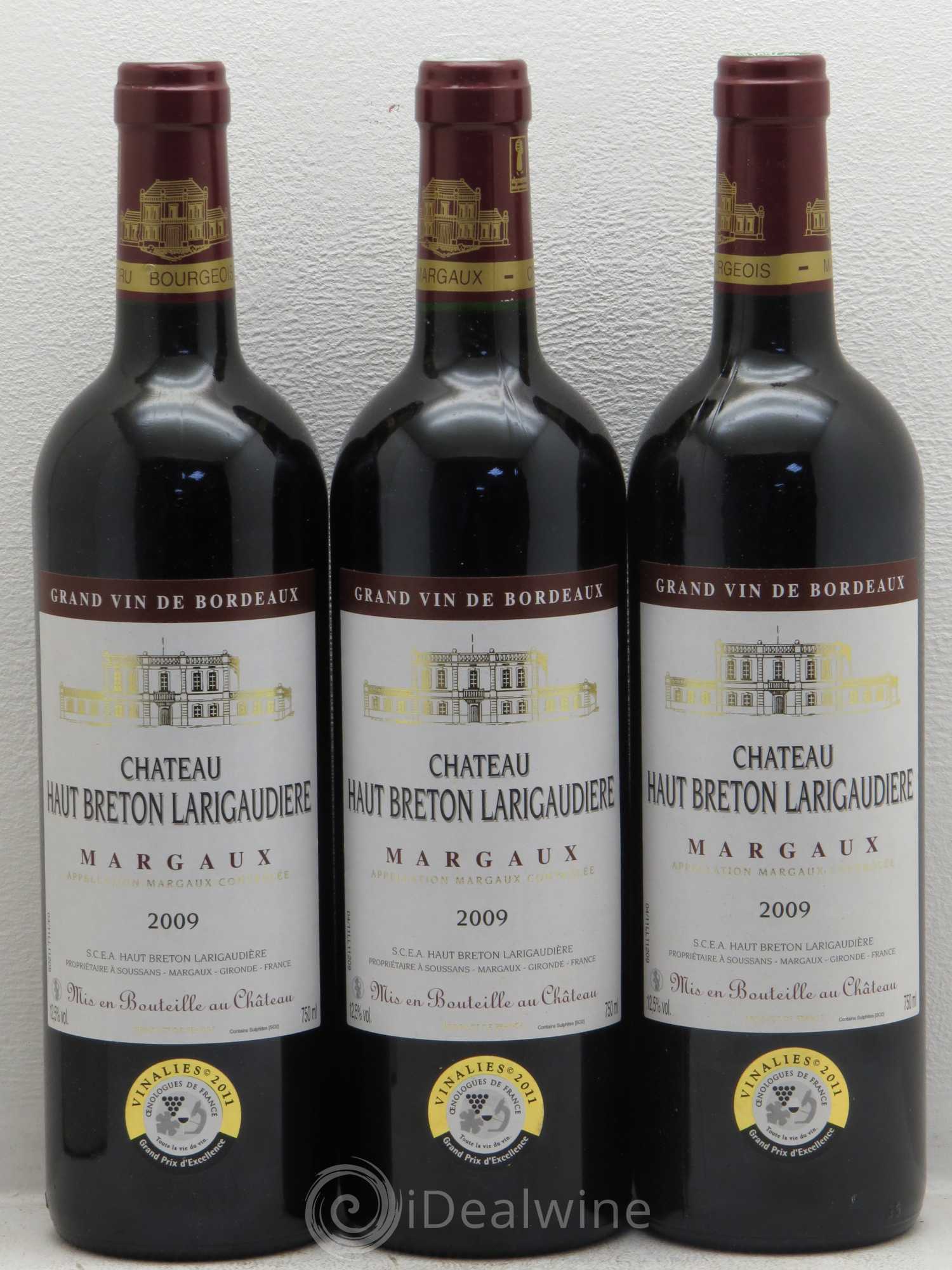 Château Haut Breton Larigaudière Cru Bourgeois 2009 - Lot de 6 bouteilles - 2