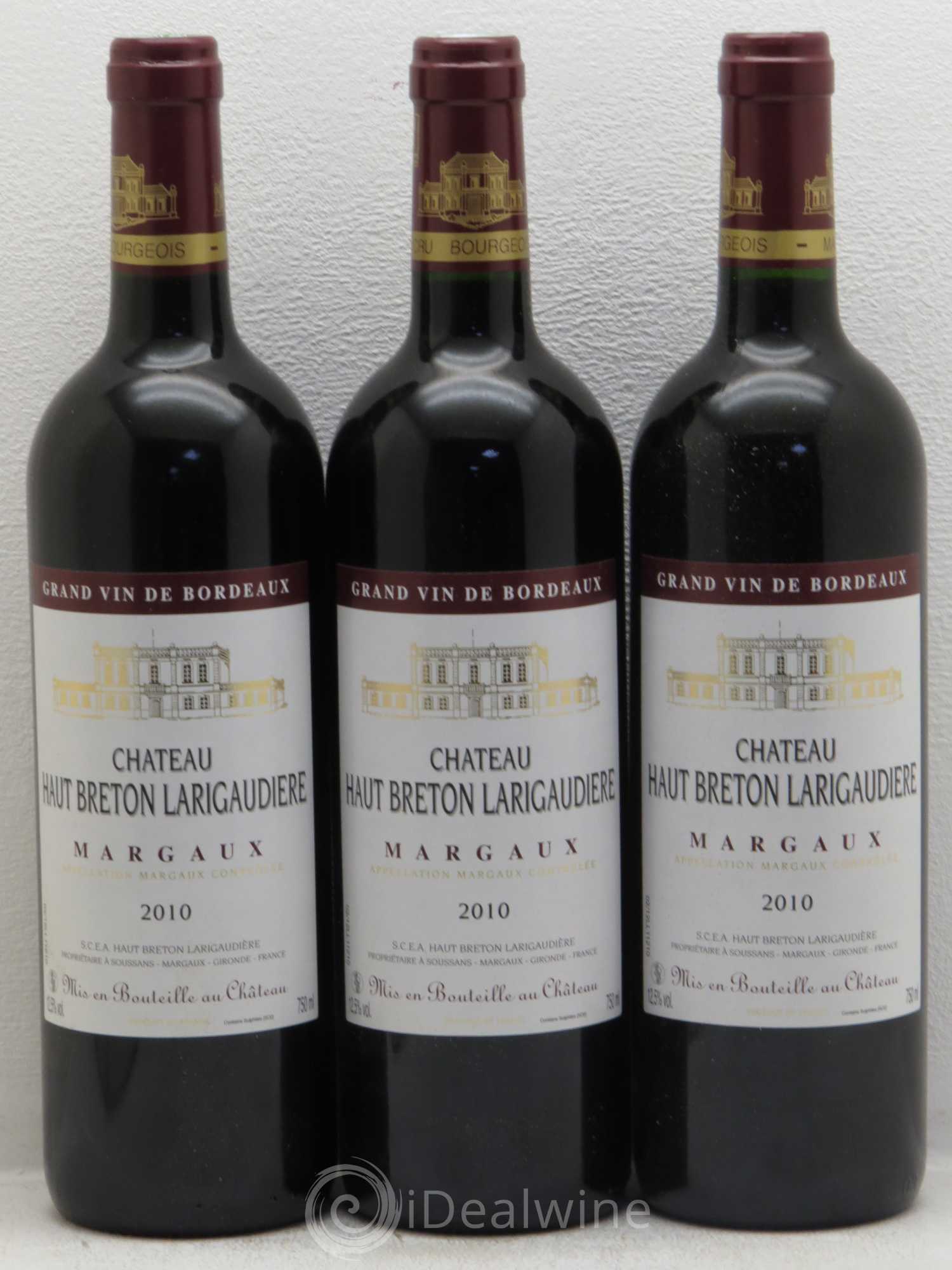 Château Haut Breton Larigaudière Cru Bourgeois 2010 - Lot de 6 bouteilles - 2