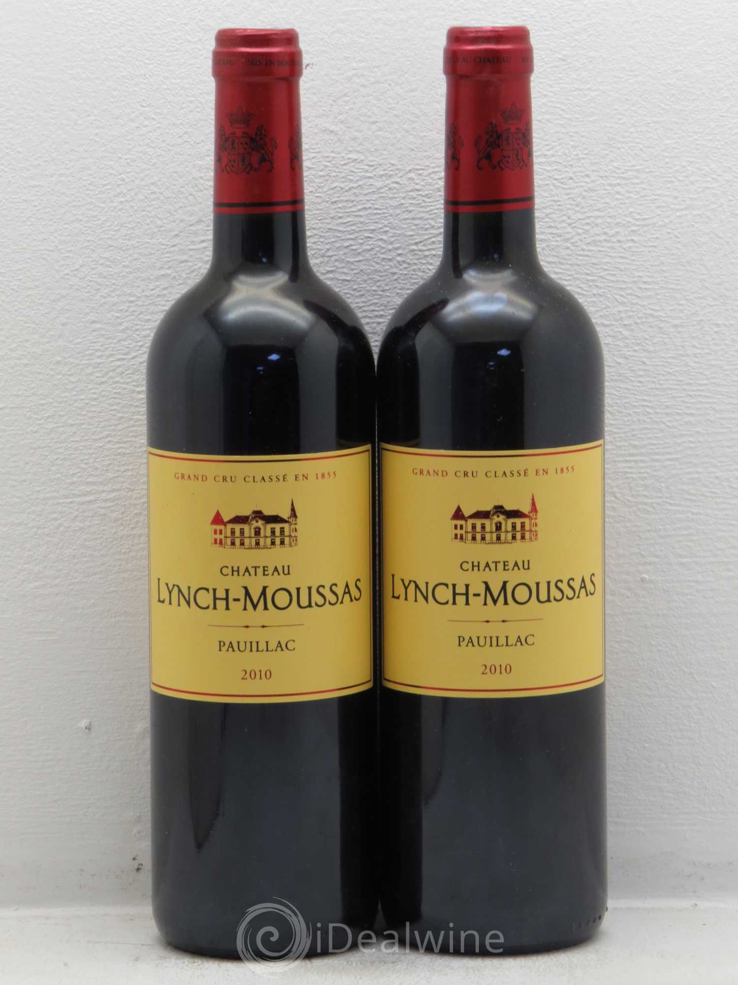 Château Lynch Moussas 5ème Grand Cru Classé 2010 - Lot de 2 bouteilles - 0