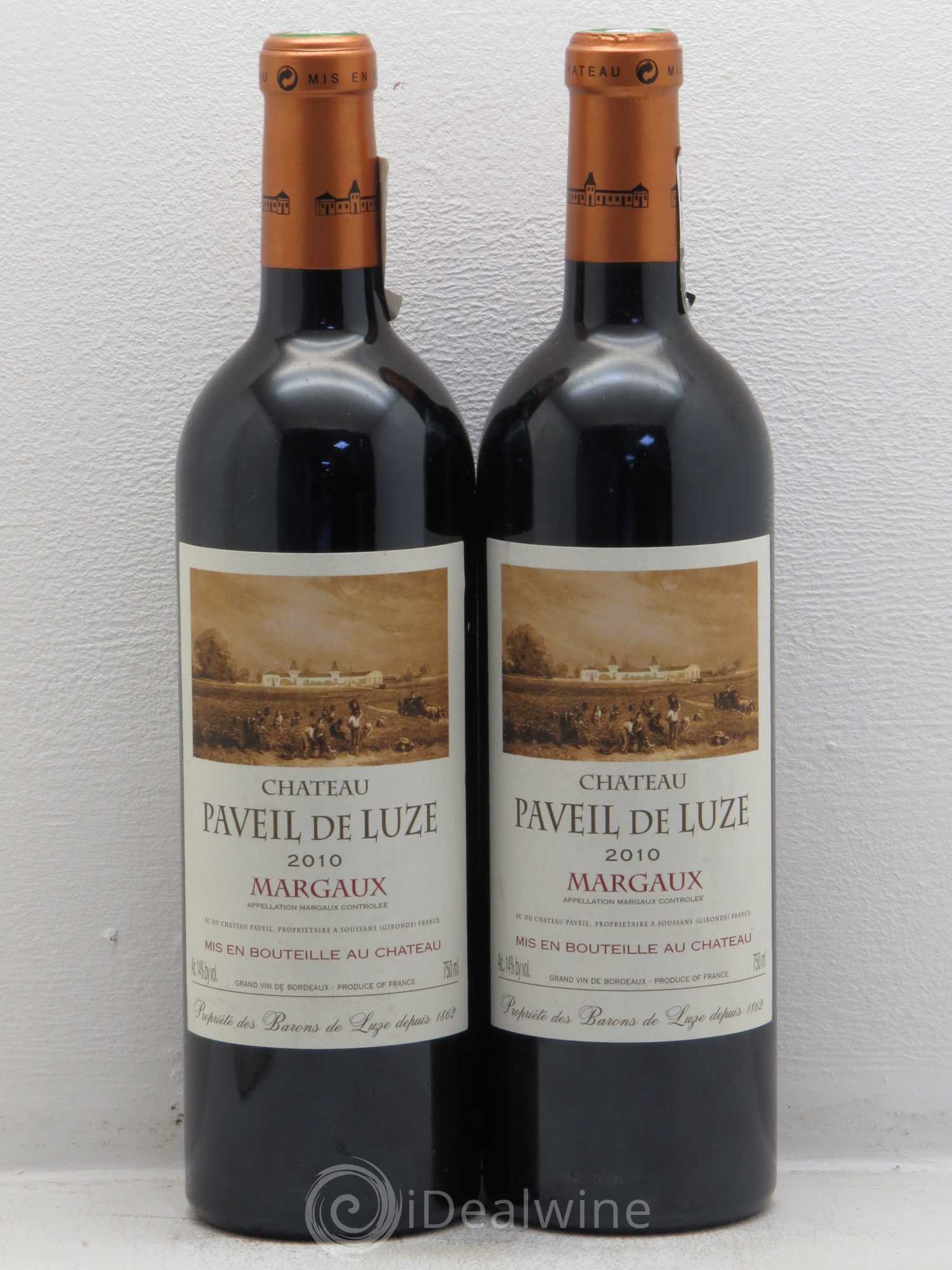 Château Paveil de Luze Cru Bourgeois 2010 - Lot de 2 bouteilles - 0