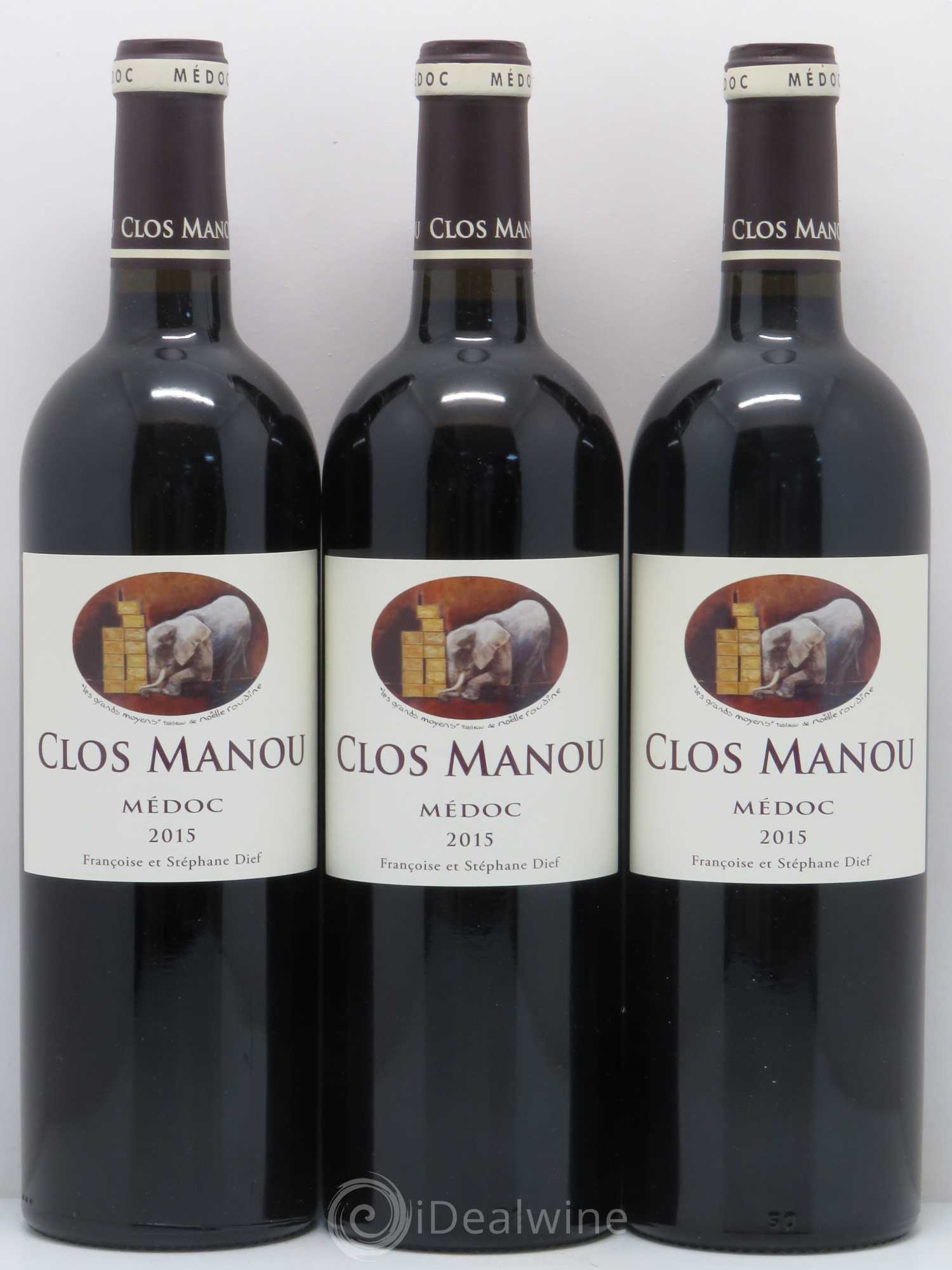 Clos Manou 2015 - Lot de 6 bouteilles - 2