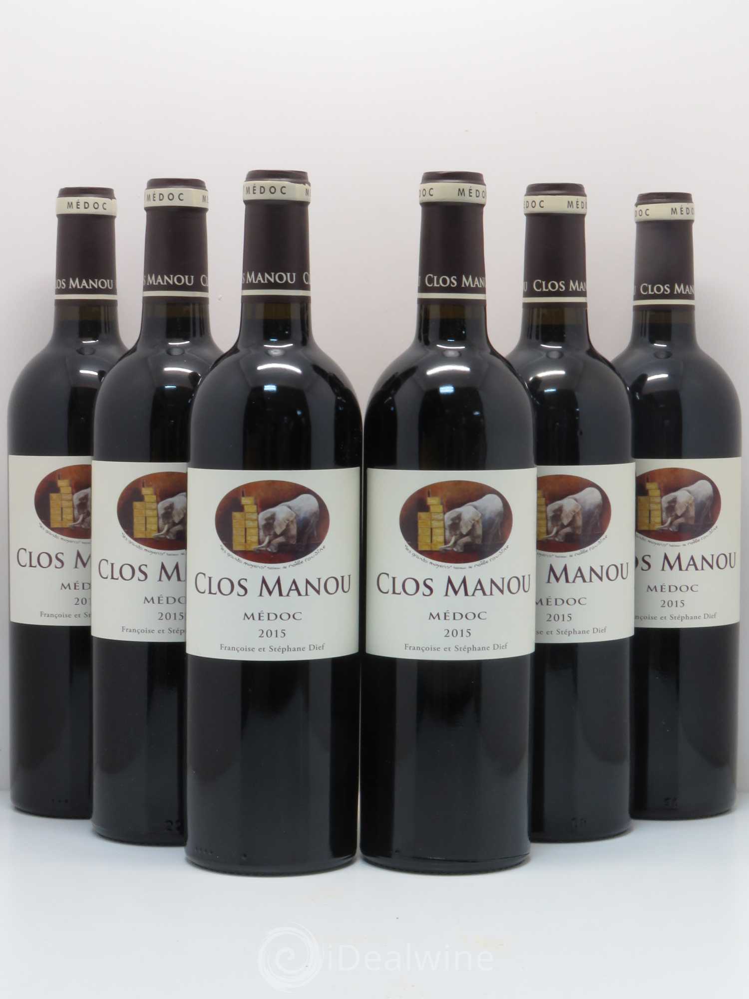 Clos Manou 2015 - Lot de 6 bouteilles - 0