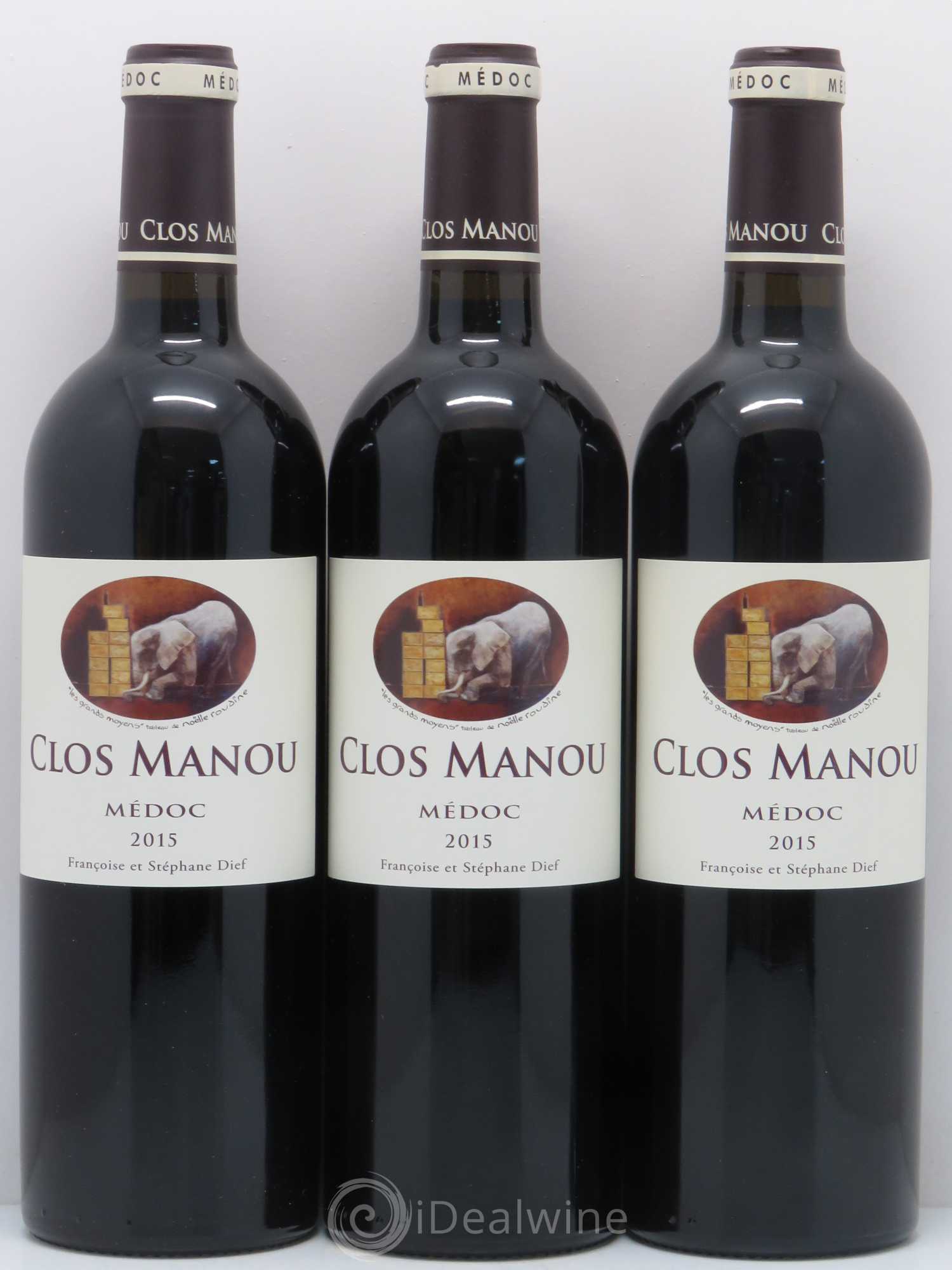 Clos Manou 2015 - Lot de 6 bouteilles - 1