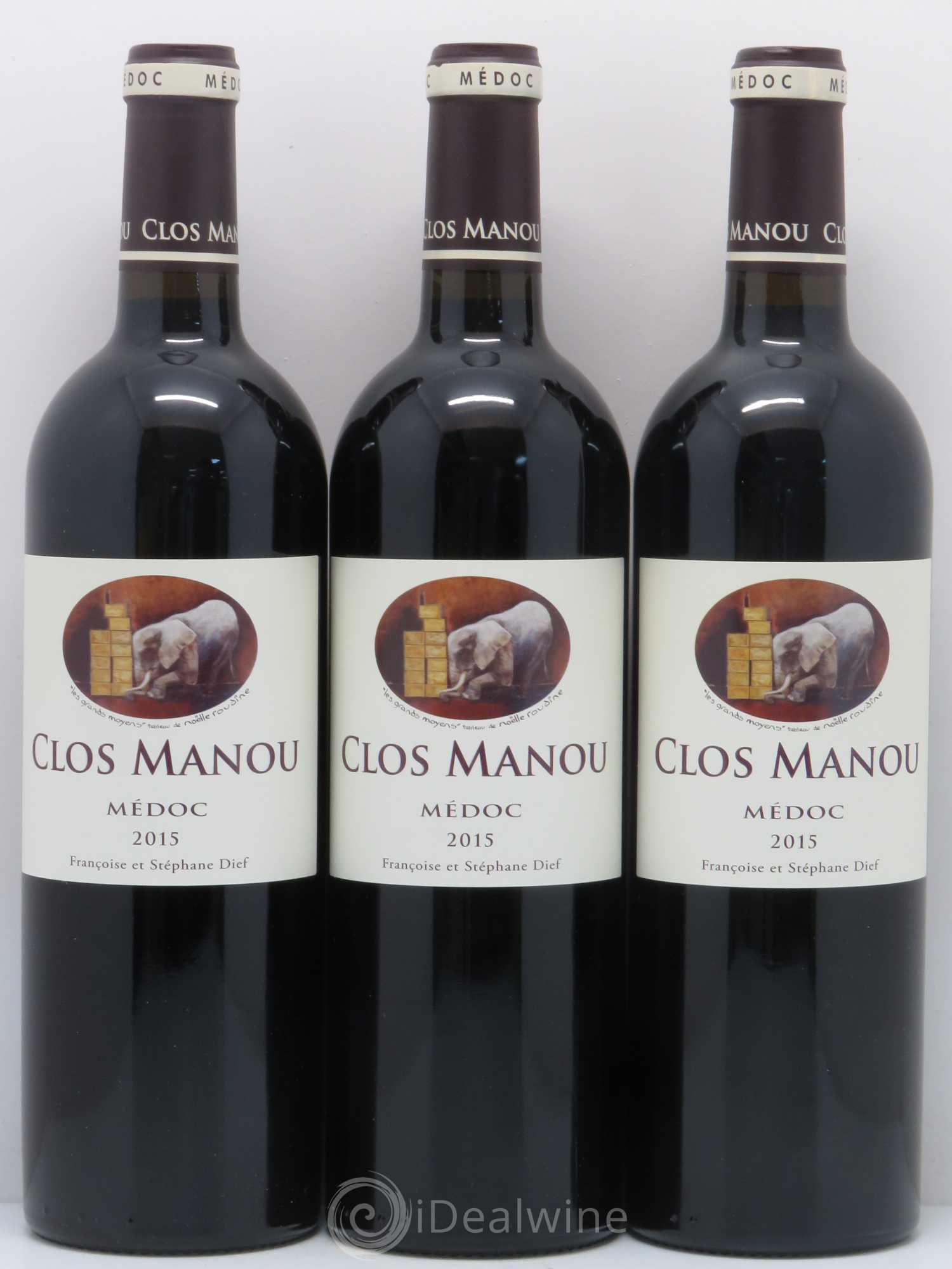 Clos Manou 2015 - Lot de 6 bouteilles - 2