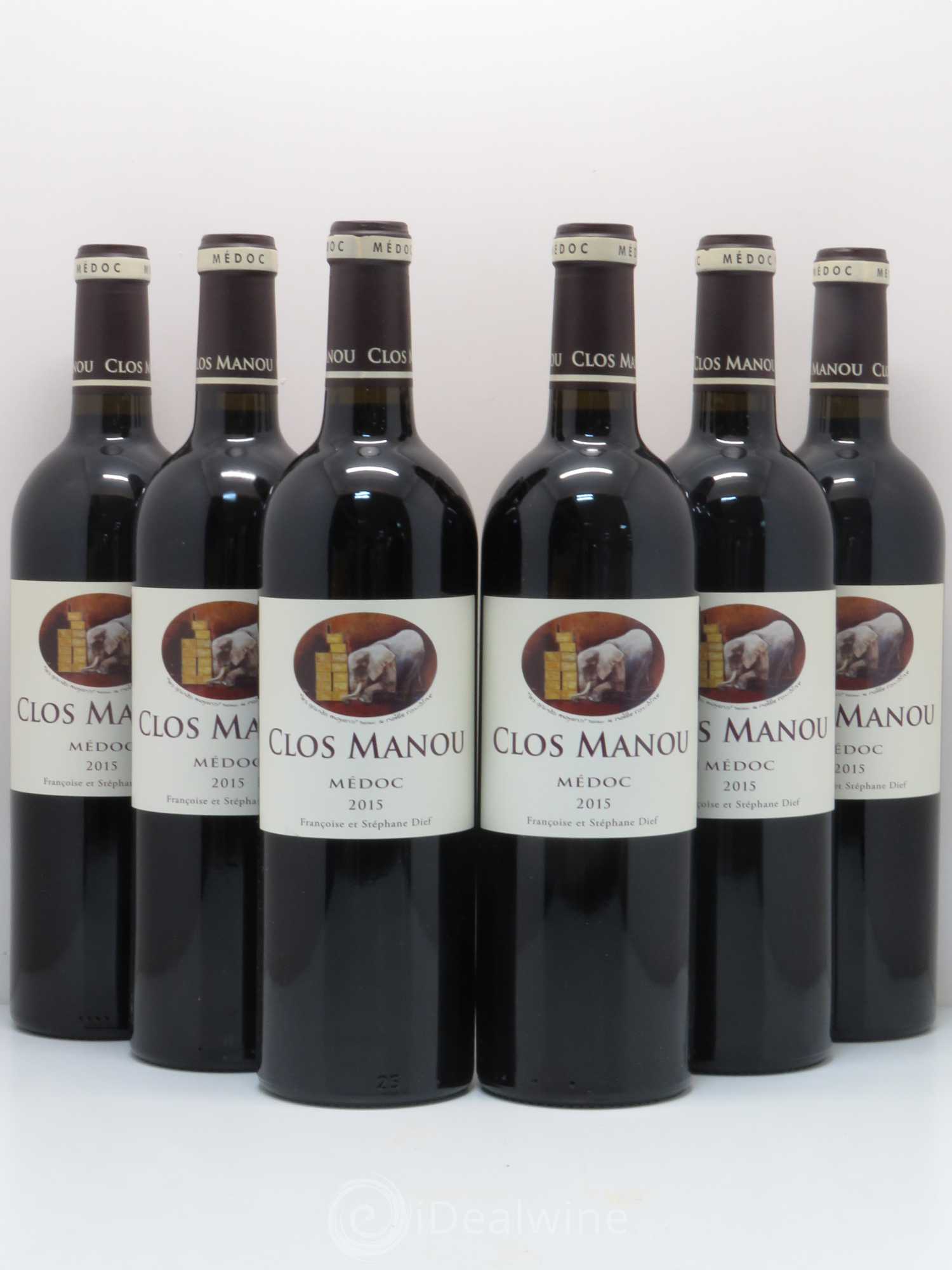 Clos Manou 2015 - Lot de 6 bouteilles - 0