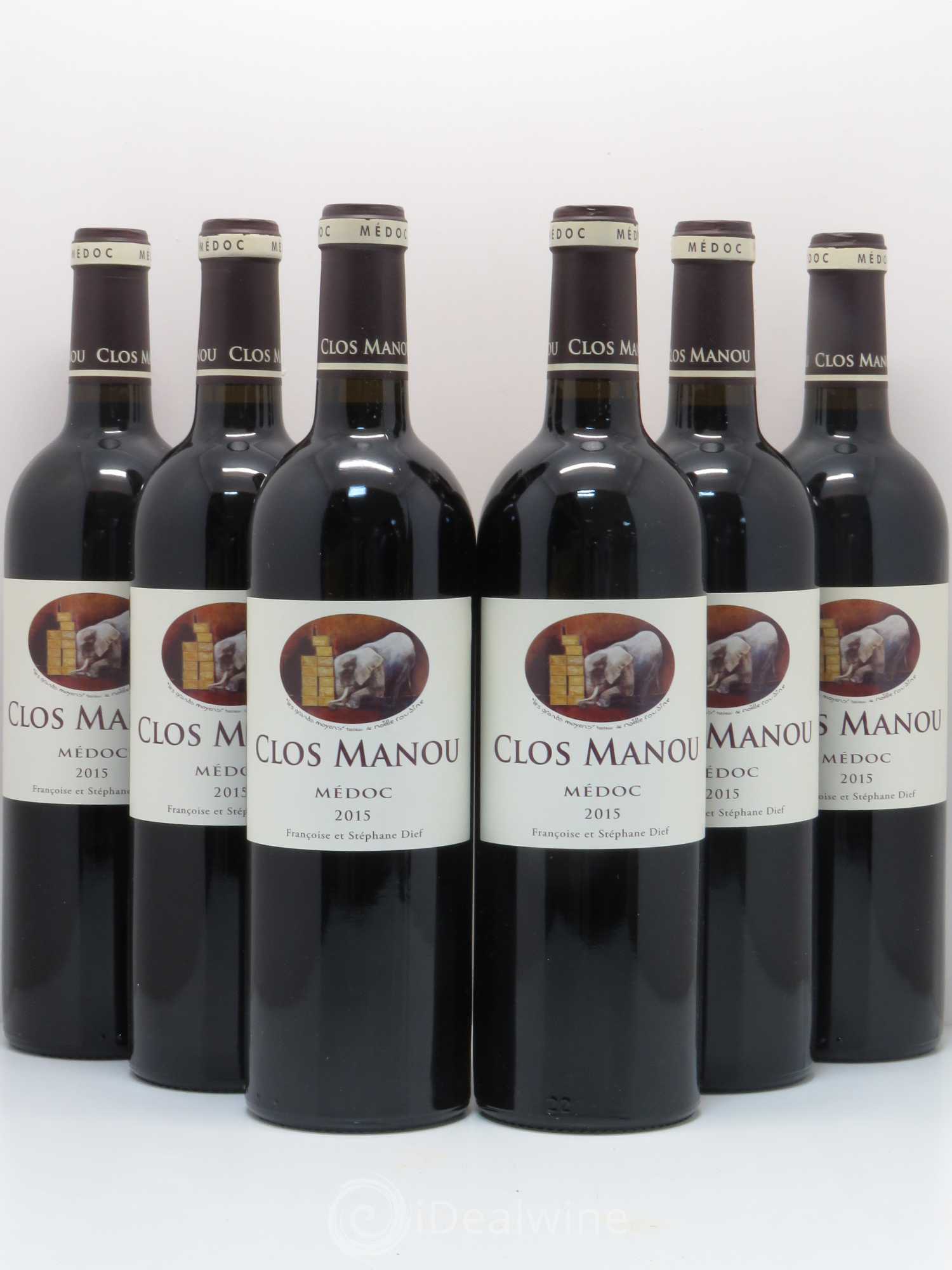 Clos Manou 2015 - Posten von 6 Flaschen - 0