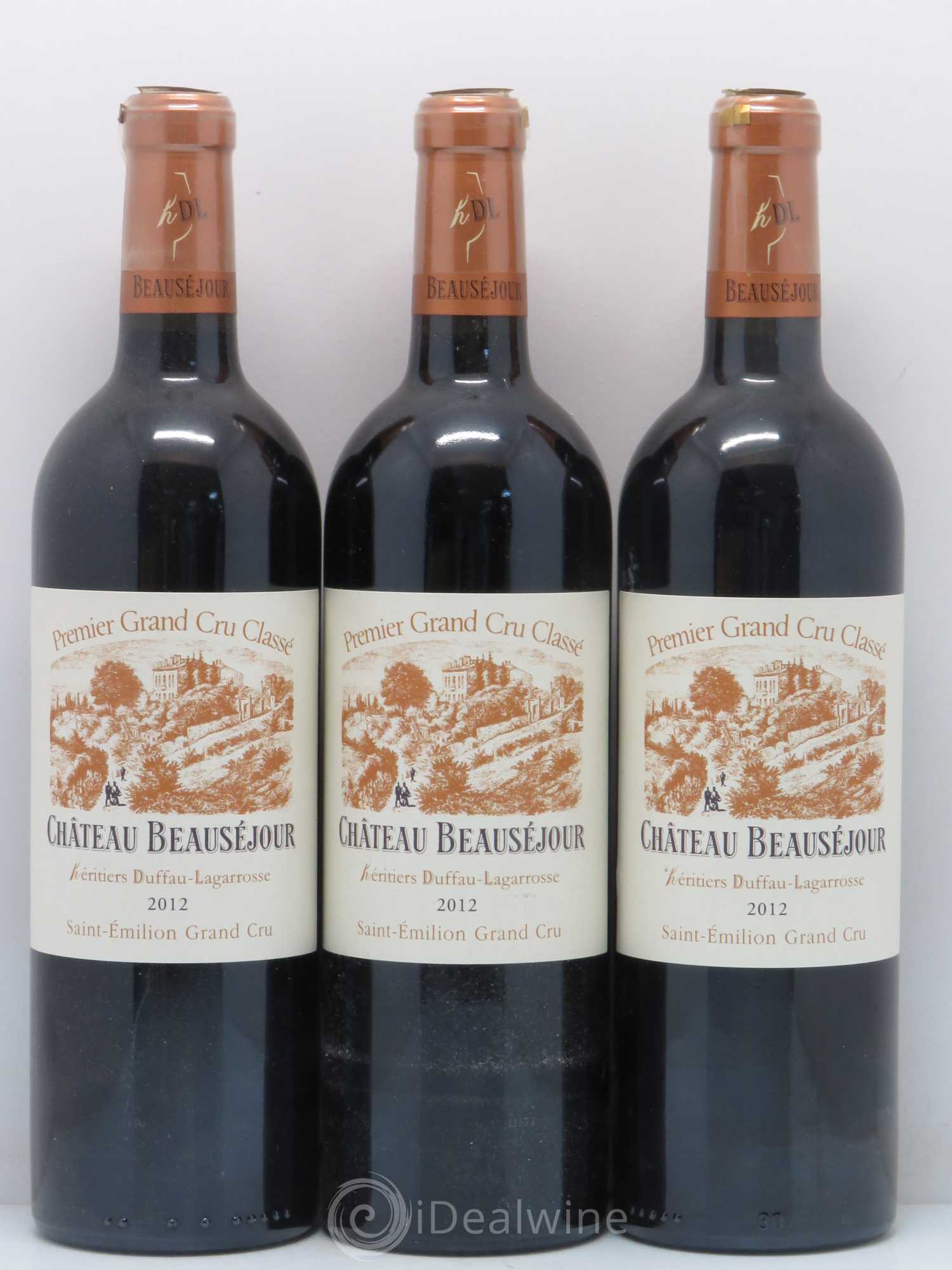 Château Beauséjour (Duffau-Lagarrosse) 1er Grand Cru Classé B 2012 - Lot de 6 bouteilles - 1