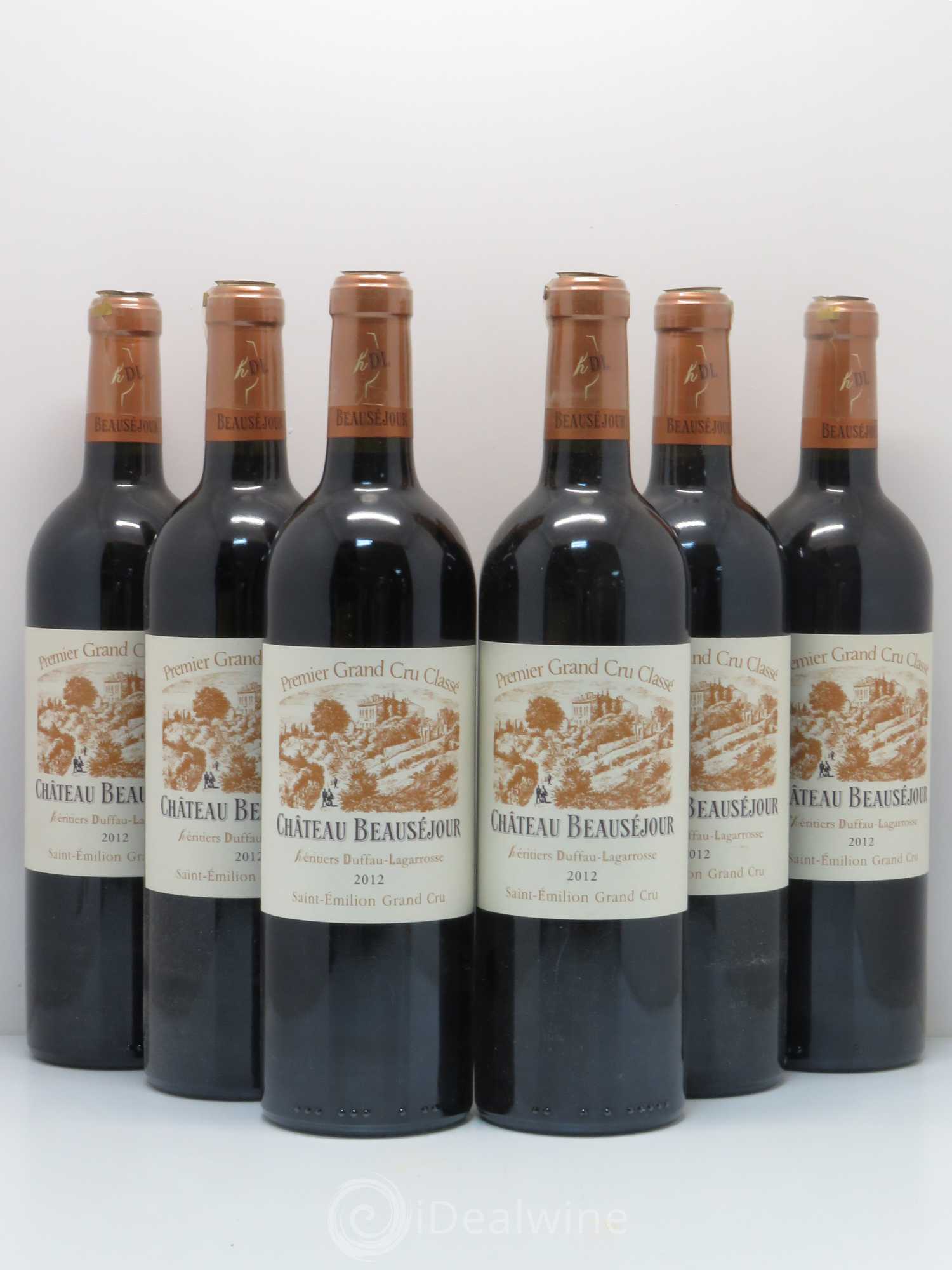 Château Beauséjour (Duffau-Lagarrosse) 1er Grand Cru Classé B 2012 - Lot de 6 bouteilles - 0