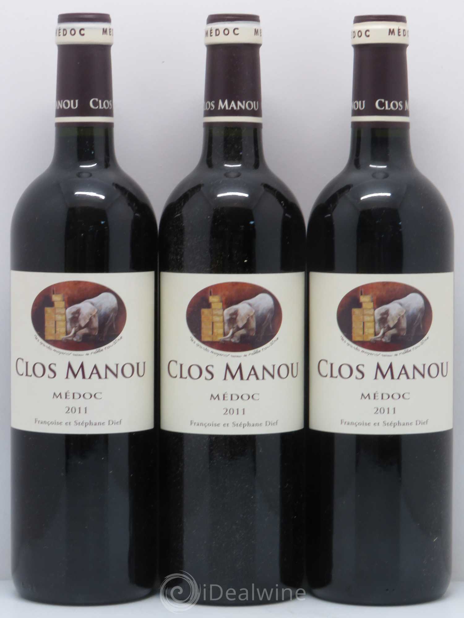 Clos Manou 2011 - Lot de 6 bouteilles - 1