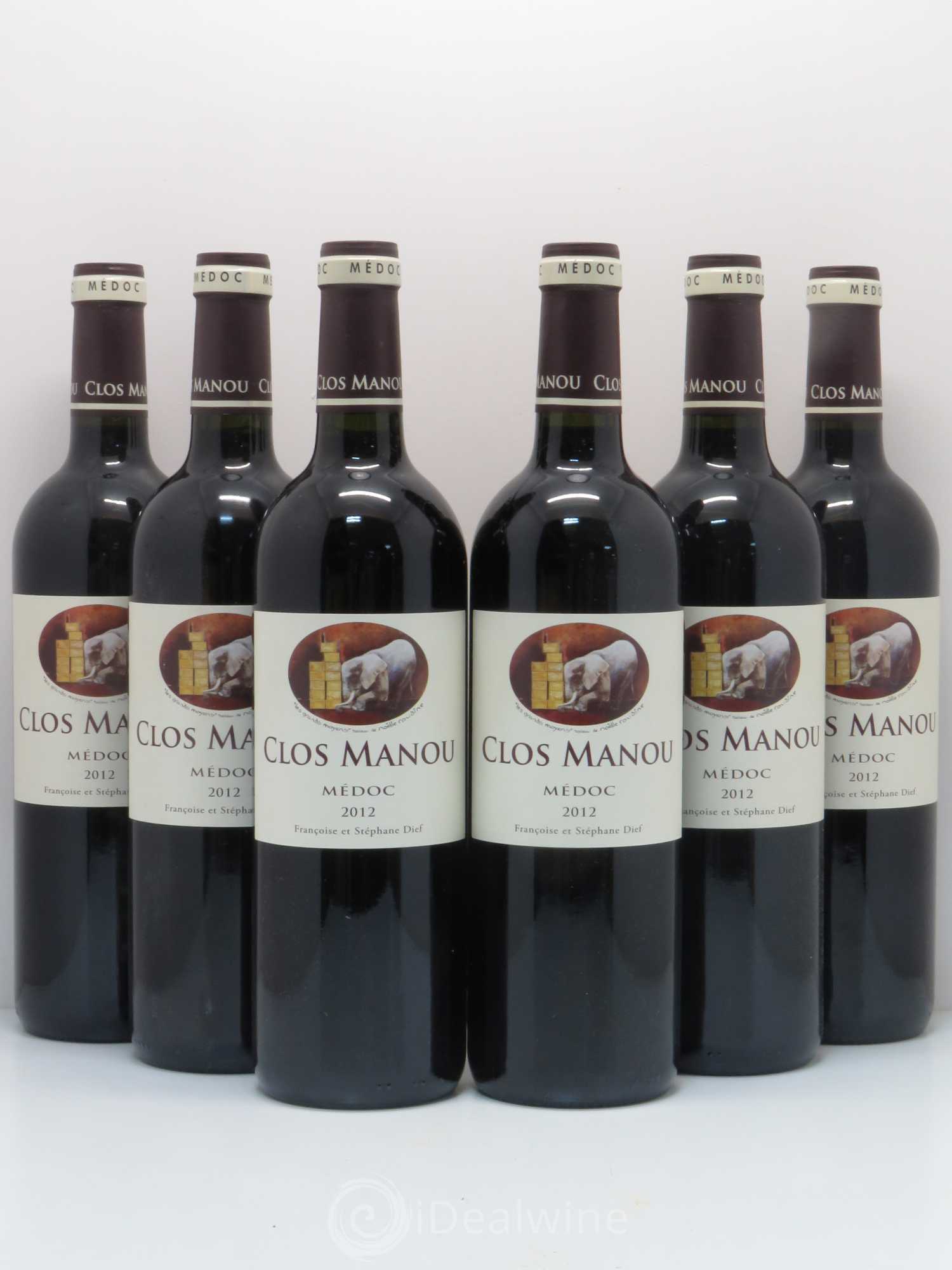 Clos Manou 2012 - Lot de 6 bouteilles - 0
