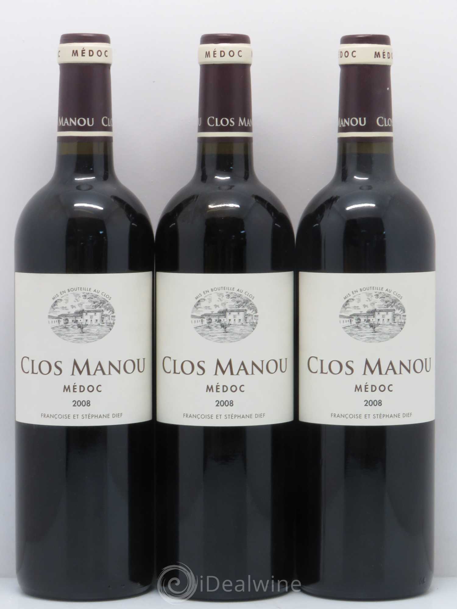 Clos Manou 2008 - Lot de 6 bouteilles - 2