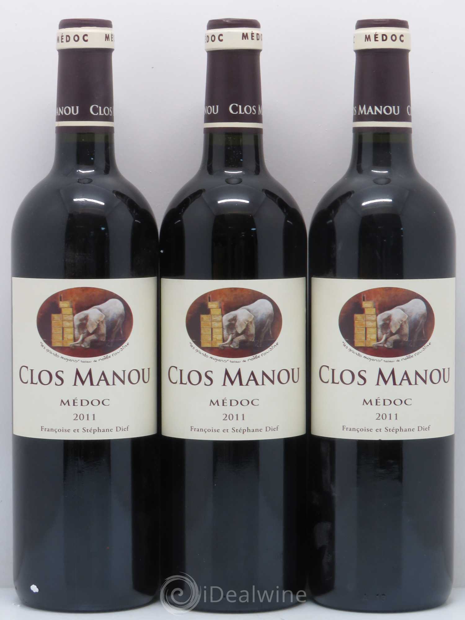 Clos Manou 2011 - Posten von 3 Flaschen - 0