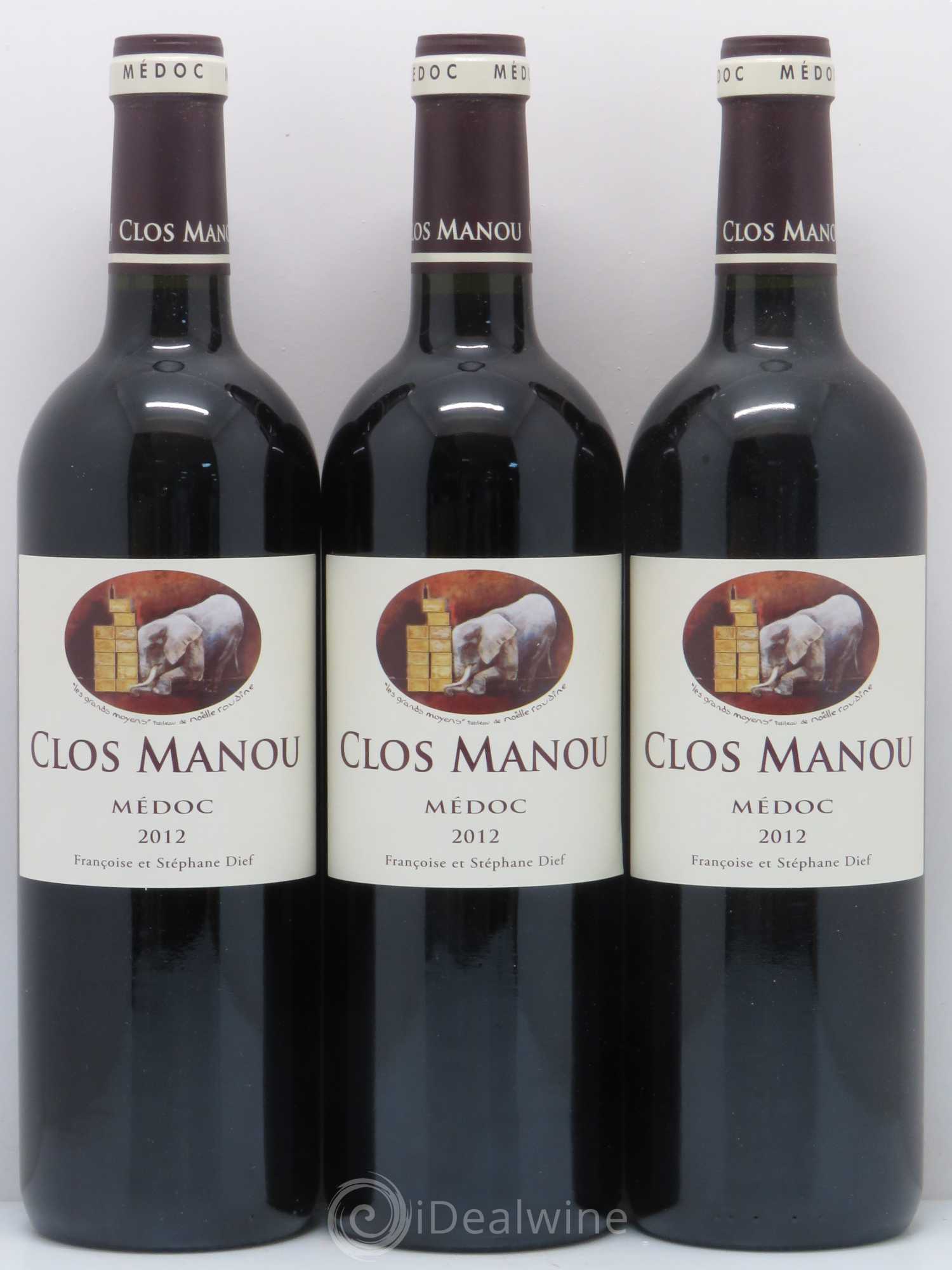 Clos Manou 2012 - Lot de 6 bouteilles - 2