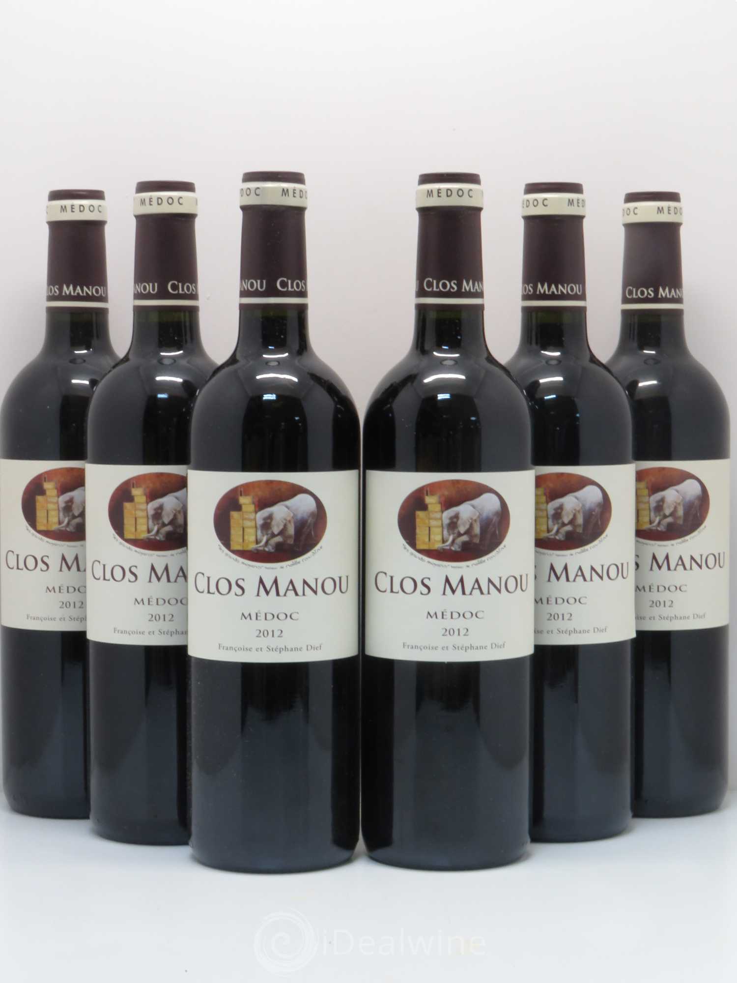 Clos Manou 2012 - Lot de 6 bouteilles - 0