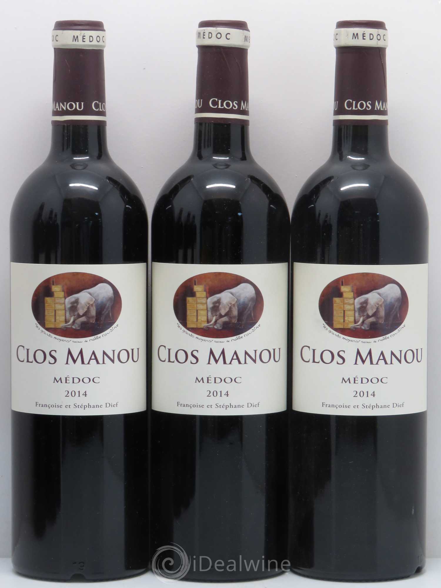 Clos Manou 2014 - Posten von 6 Flaschen - 2