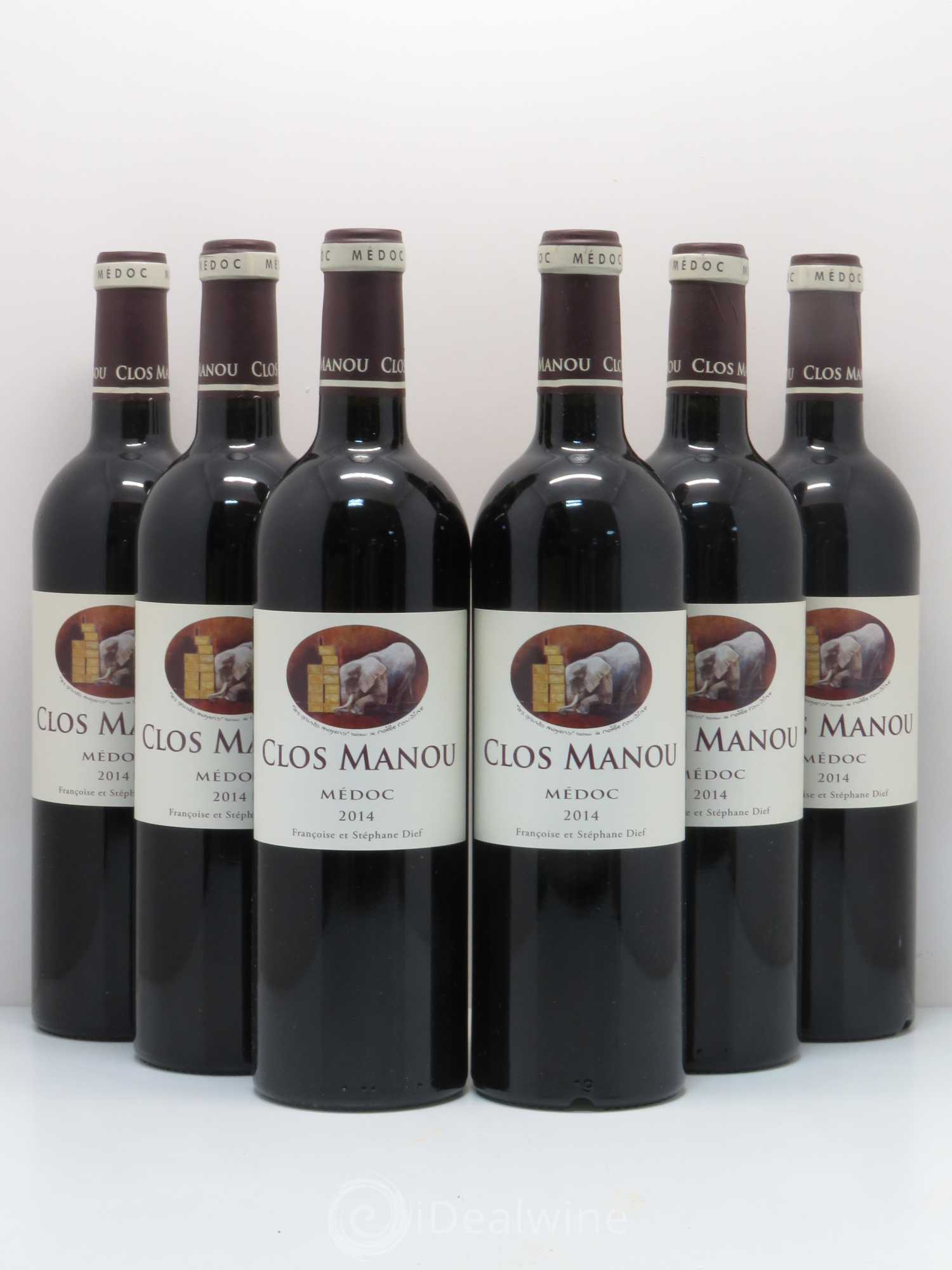 Clos Manou 2014 - Posten von 6 Flaschen - 0
