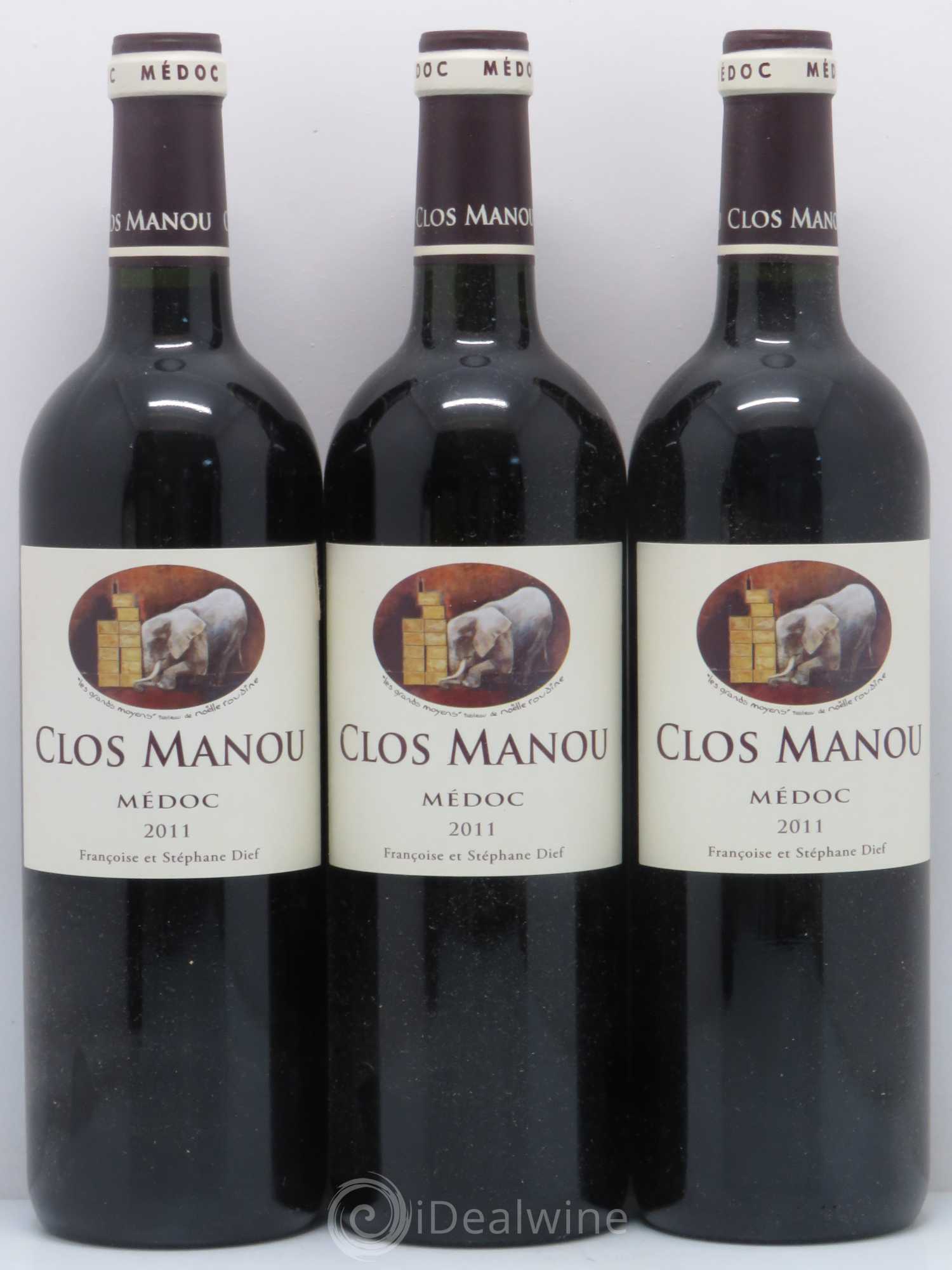 Clos Manou 2011 - Posten von 6 Flaschen - 1