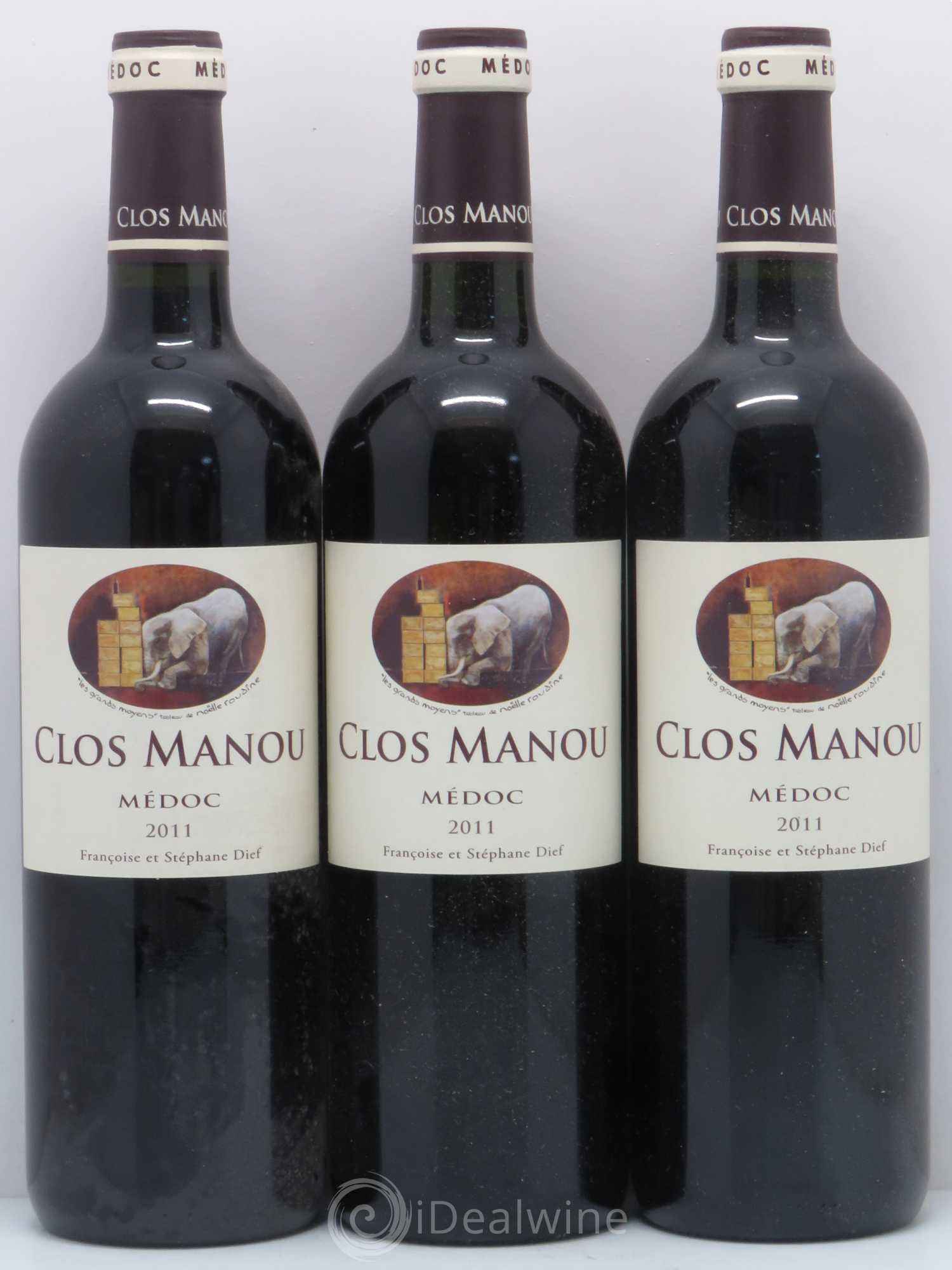 Clos Manou 2011 - Posten von 6 Flaschen - 2