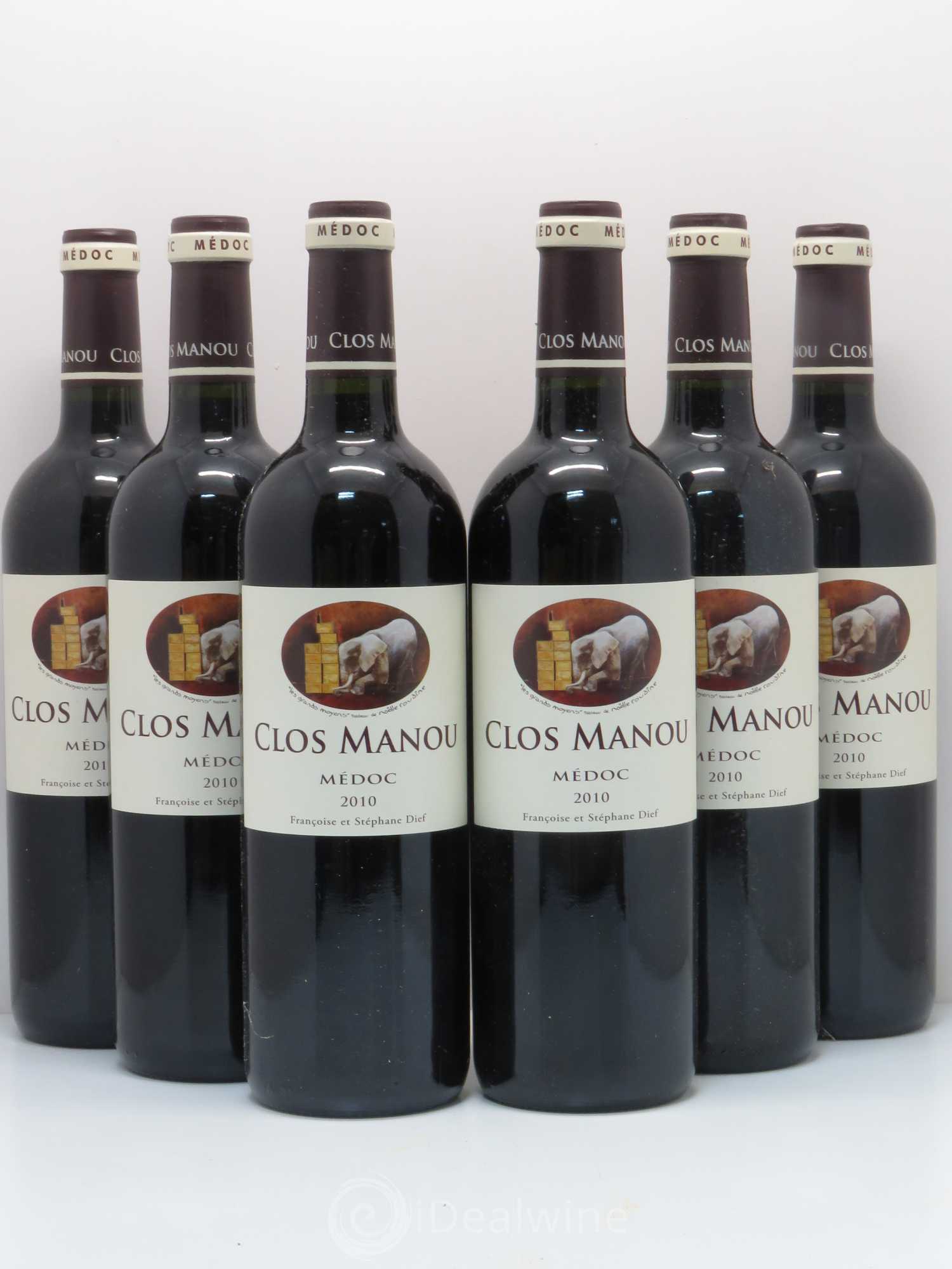 Clos Manou 2010 - Lot de 6 bouteilles - 0