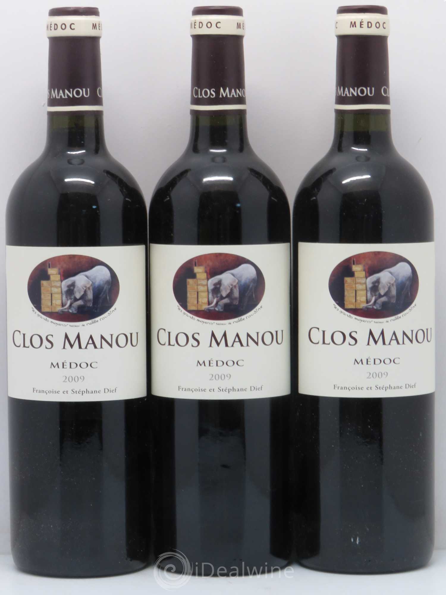 Clos Manou 2009 - Lot de 6 bouteilles - 1