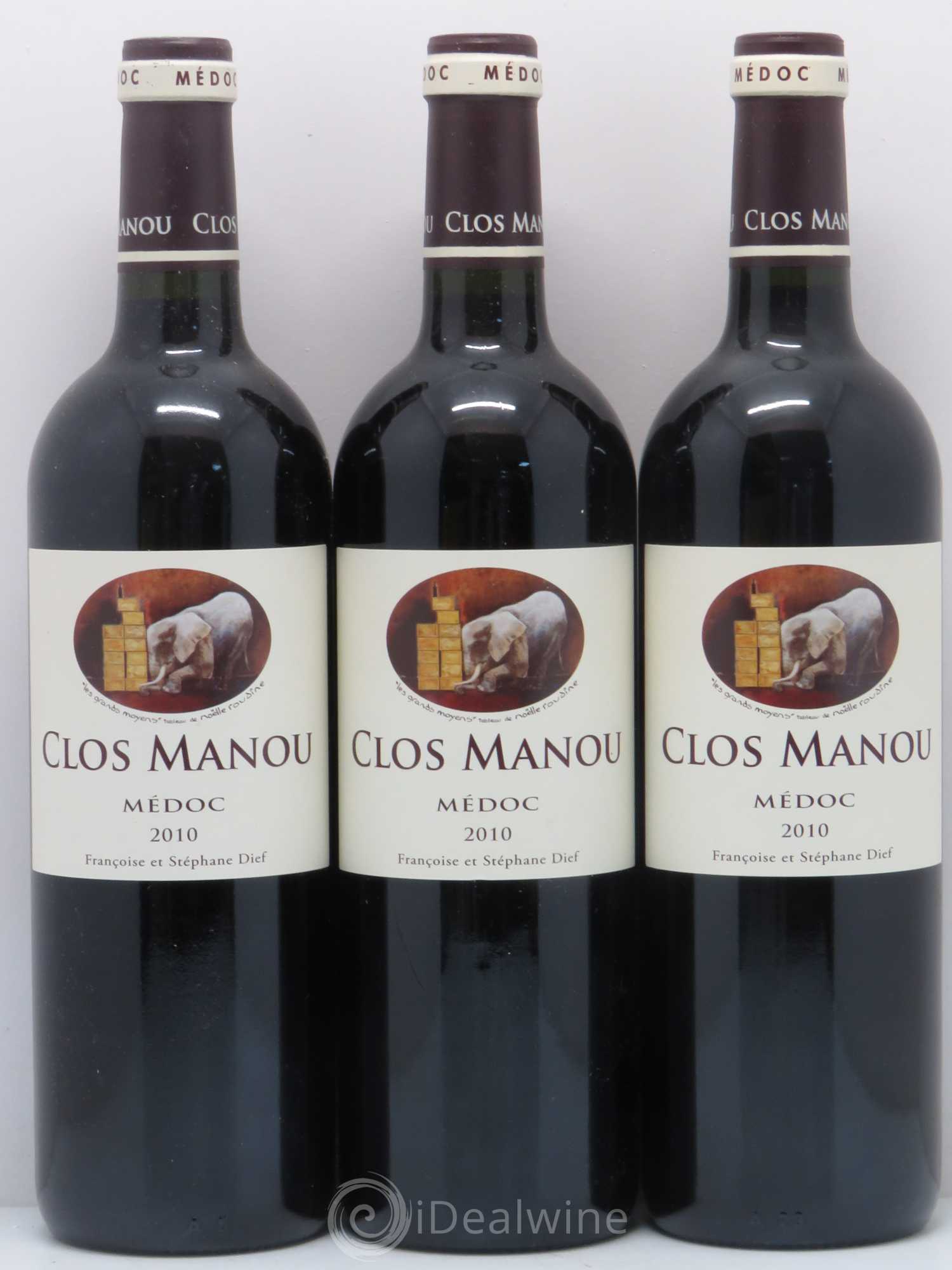 Clos Manou 2010 - Lot de 6 bouteilles - 1