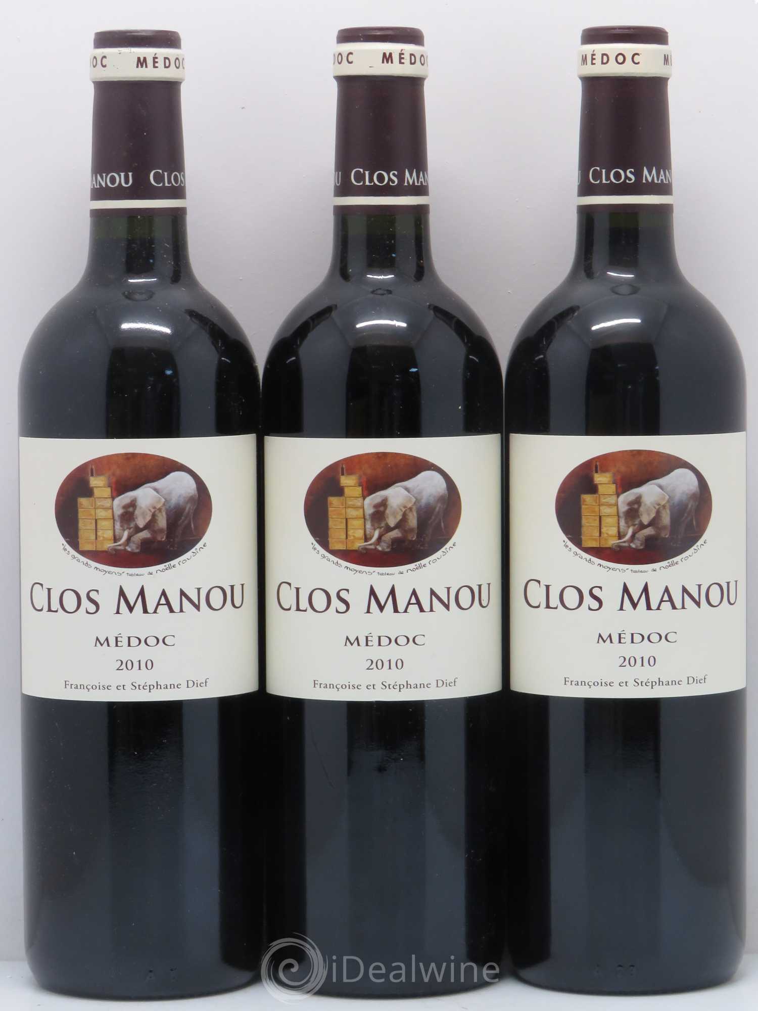 Clos Manou 2010 - Lot de 6 bouteilles - 2