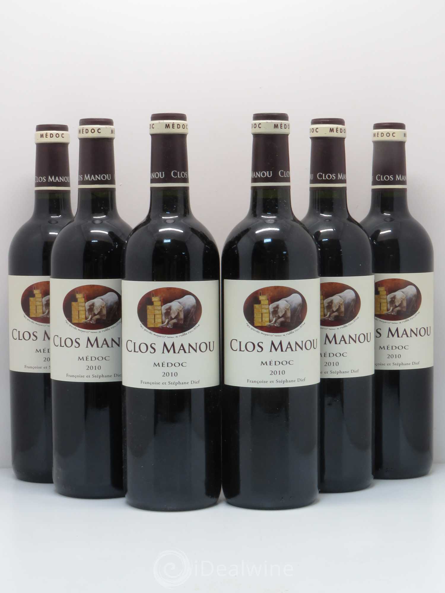 Clos Manou 2010 - Lot de 6 bouteilles - 0