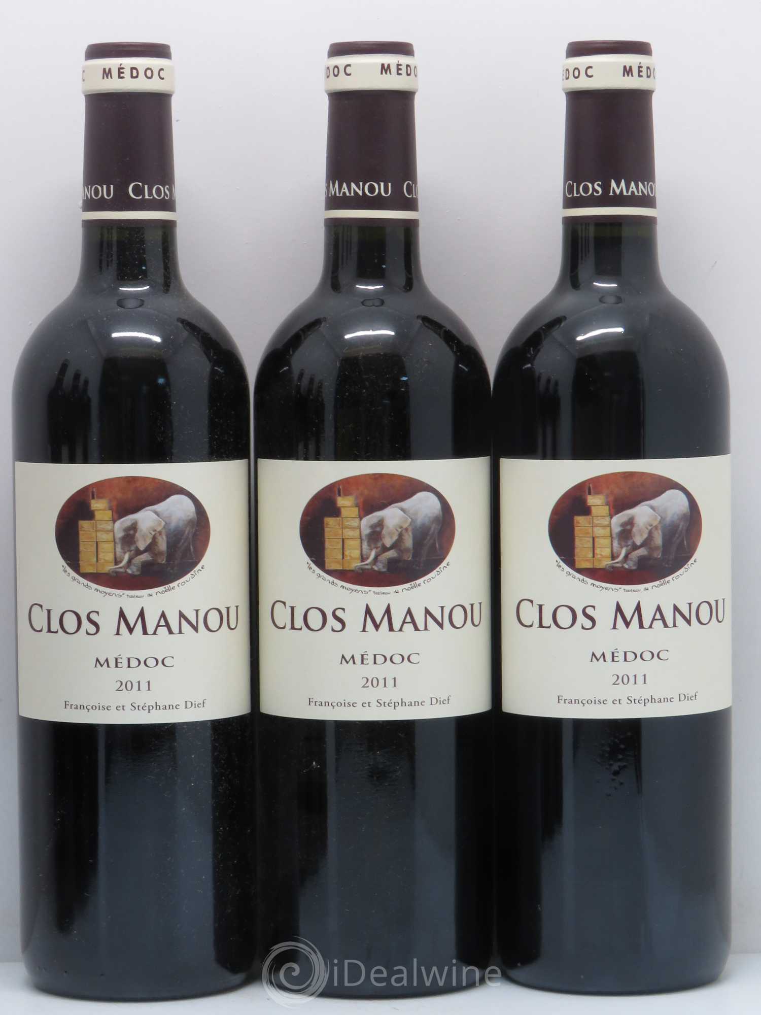 Clos Manou 2011 - Lot de 6 bouteilles - 1