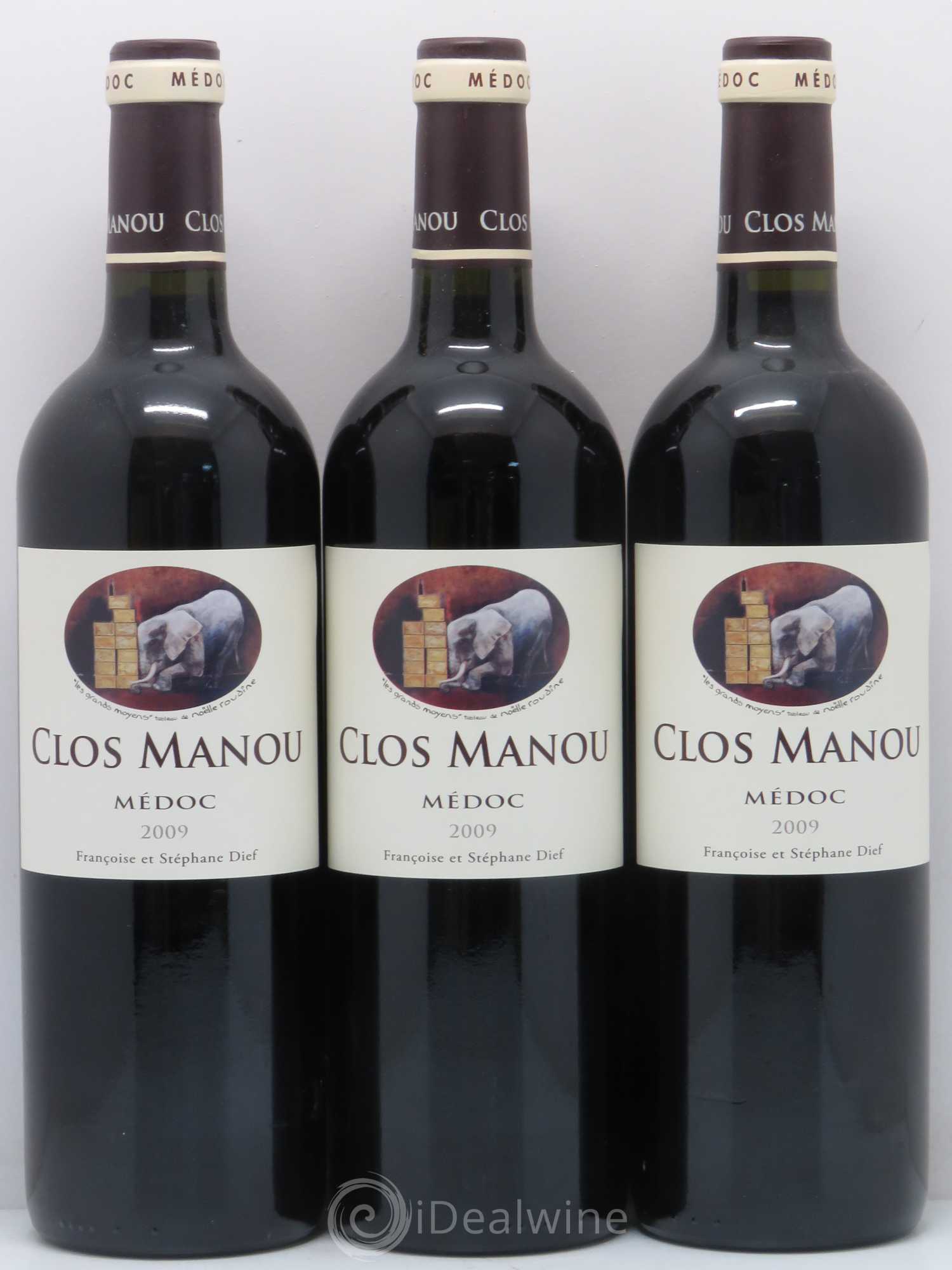 Clos Manou 2009 - Lot de 6 bouteilles - 1