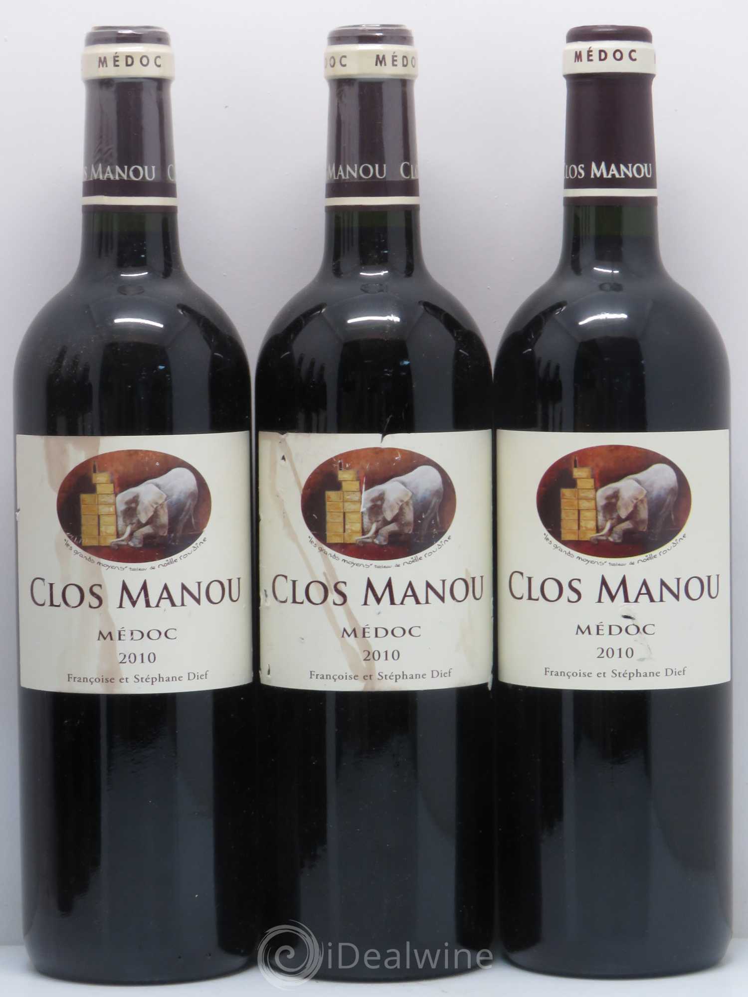 Clos Manou 2010 - Posten von 6 Flaschen - 1