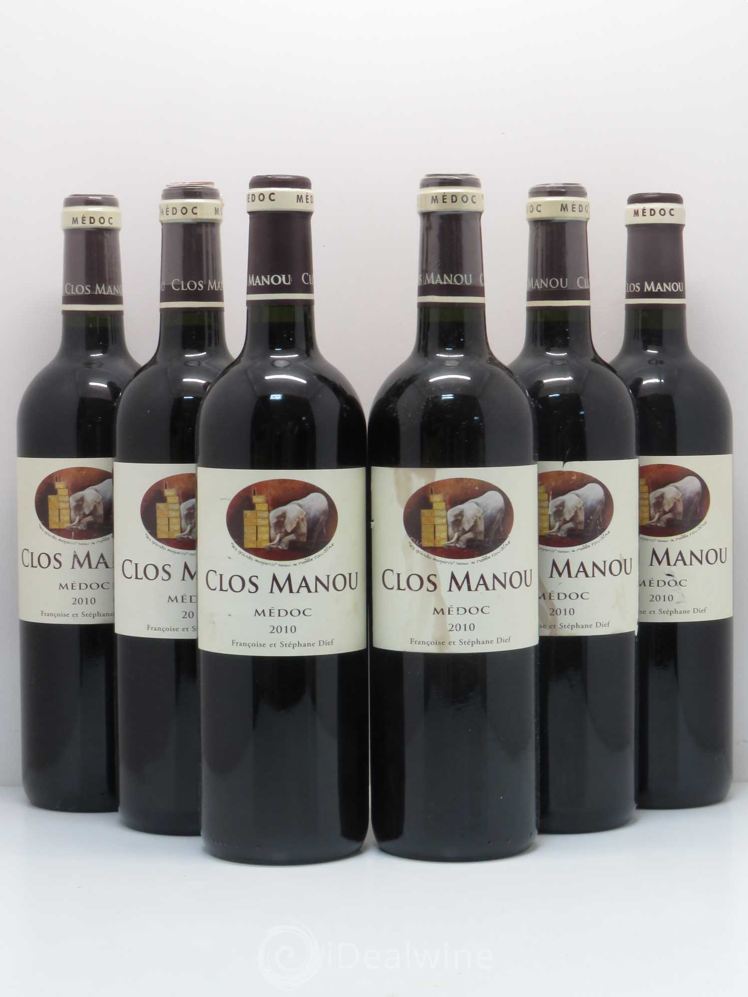 Clos Manou 2010 - Posten von 6 Flaschen - 0