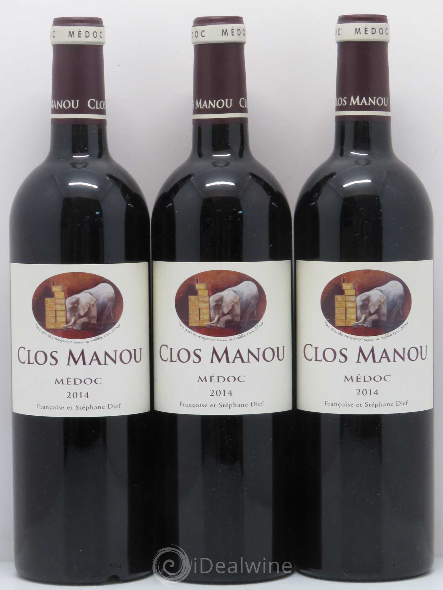 Clos Manou 2014 - Lot de 6 bouteilles - 1