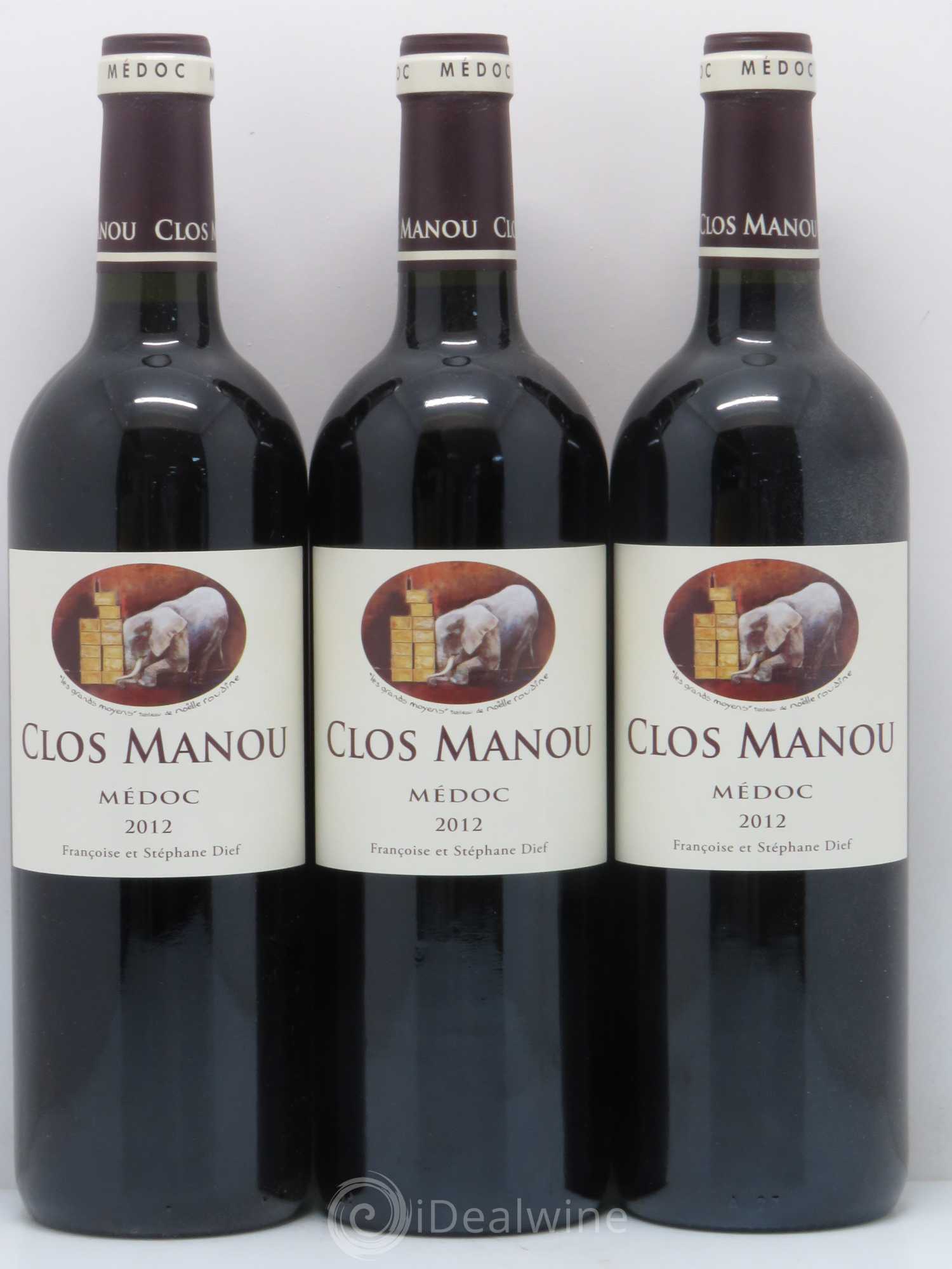 Clos Manou 2012 - Lot de 6 bouteilles - 1