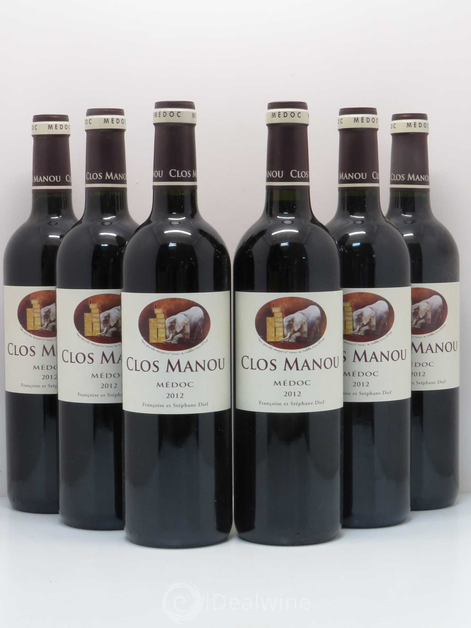 Clos Manou 2012 - Lot de 6 bouteilles - 0