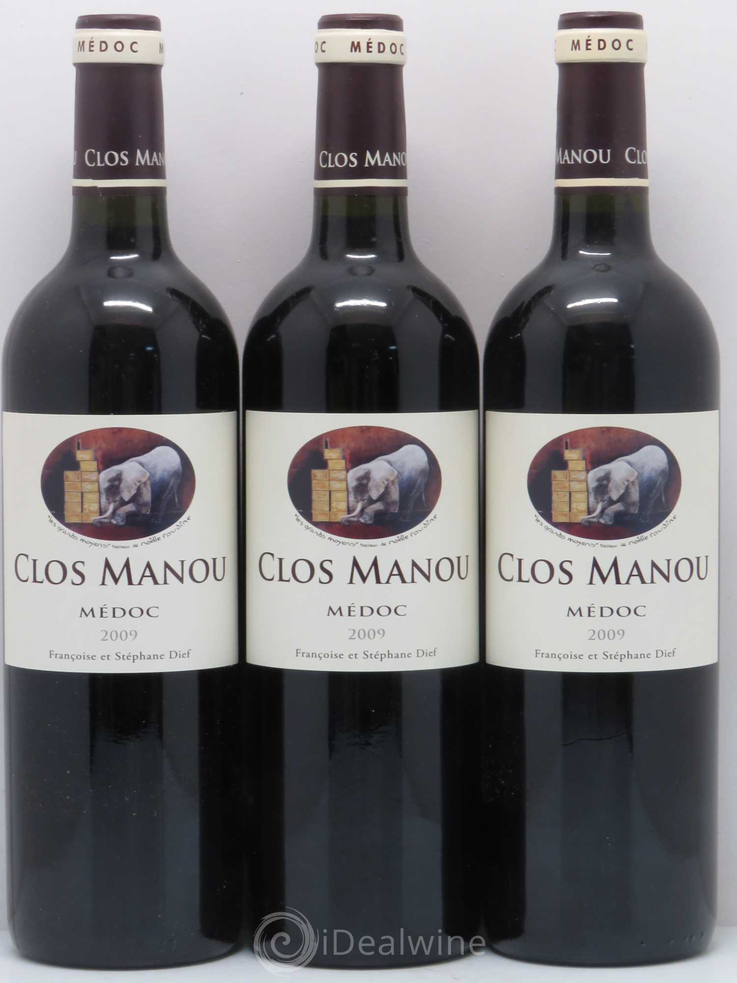 Clos Manou 2009 - Lot de 6 bouteilles - 1