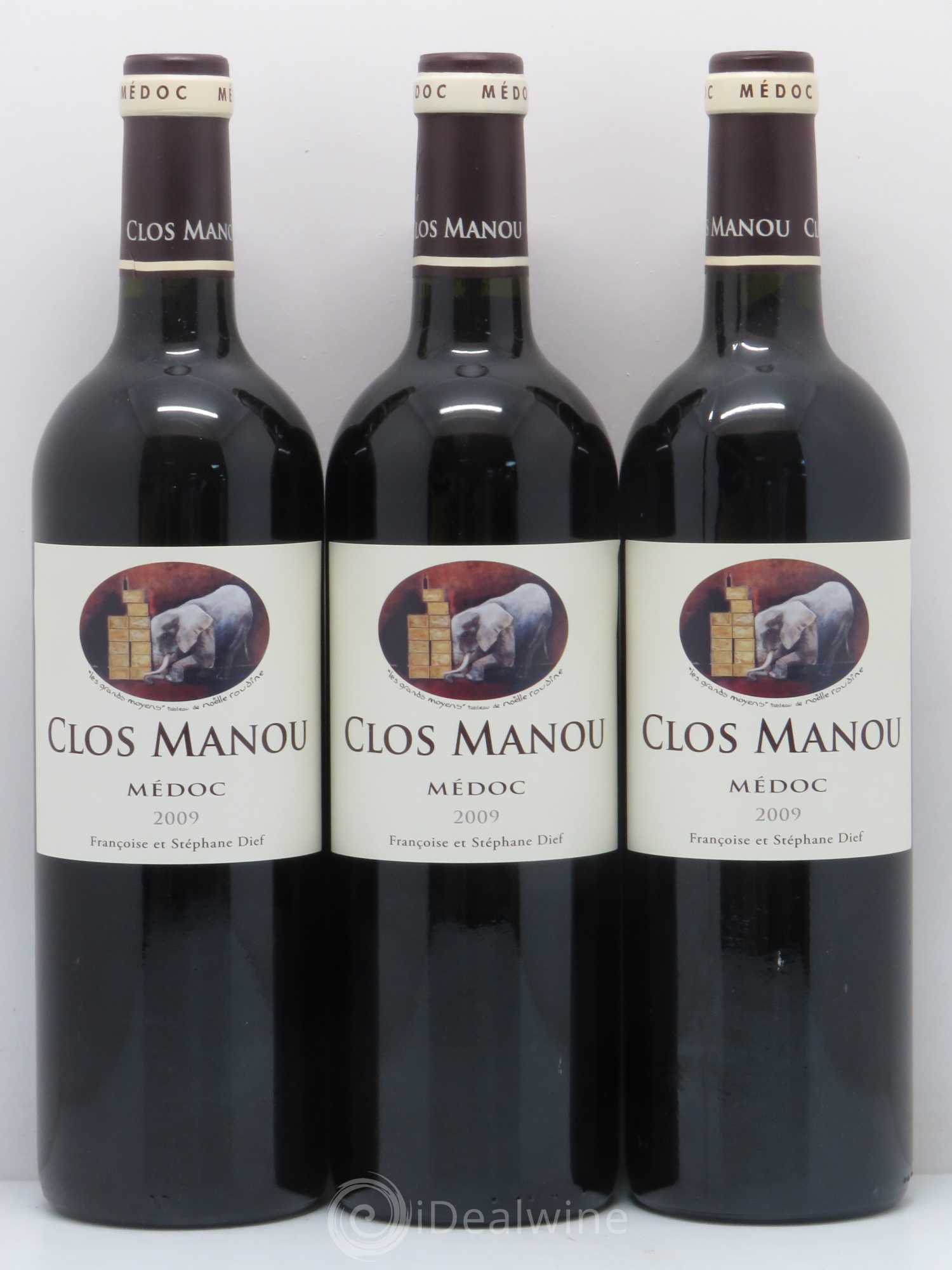 Clos Manou 2009 - Lot de 6 bouteilles - 1