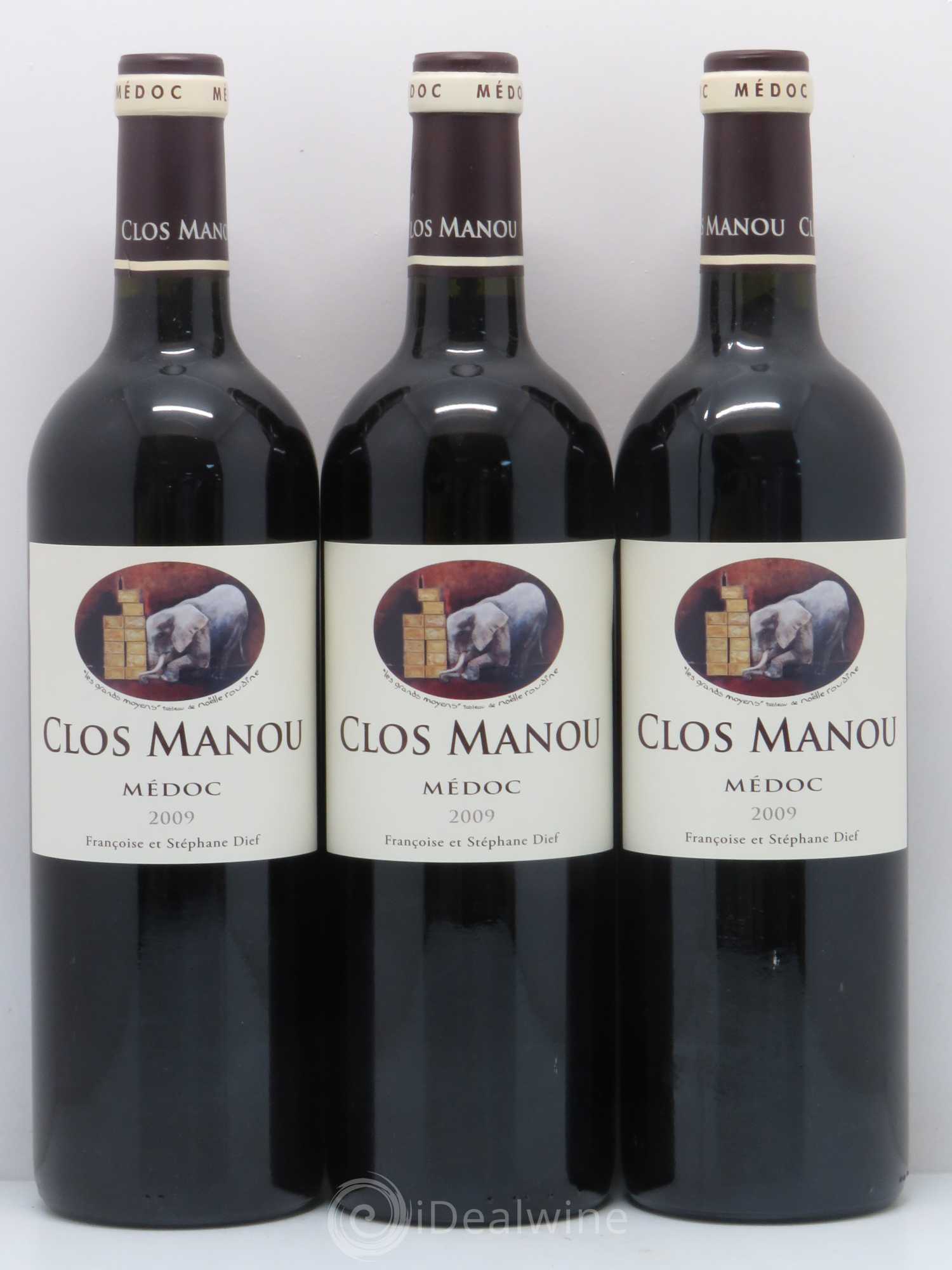 Clos Manou 2009 - Lot de 6 bouteilles - 2