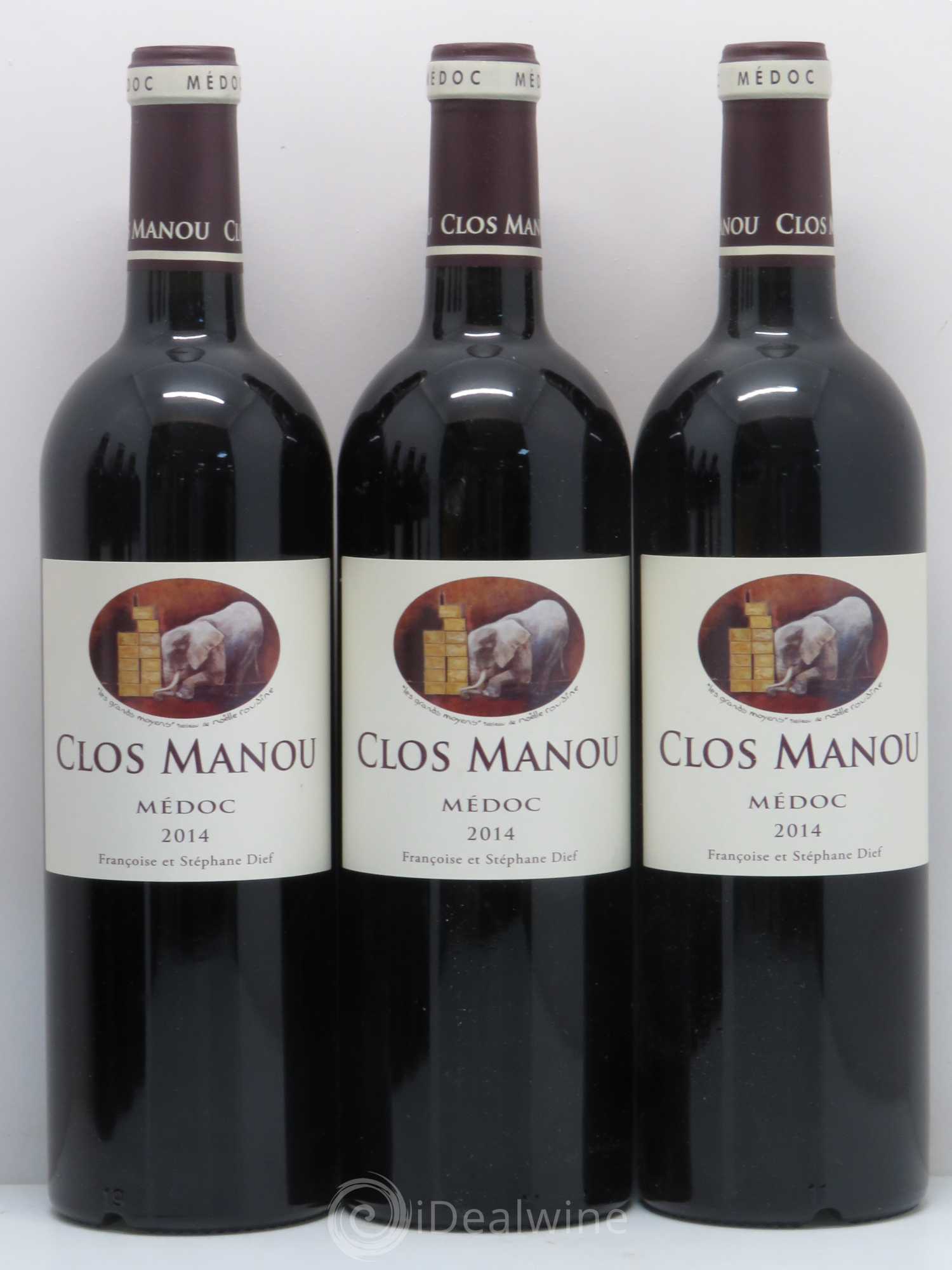 Clos Manou 2014 - Lot de 6 bouteilles - 1