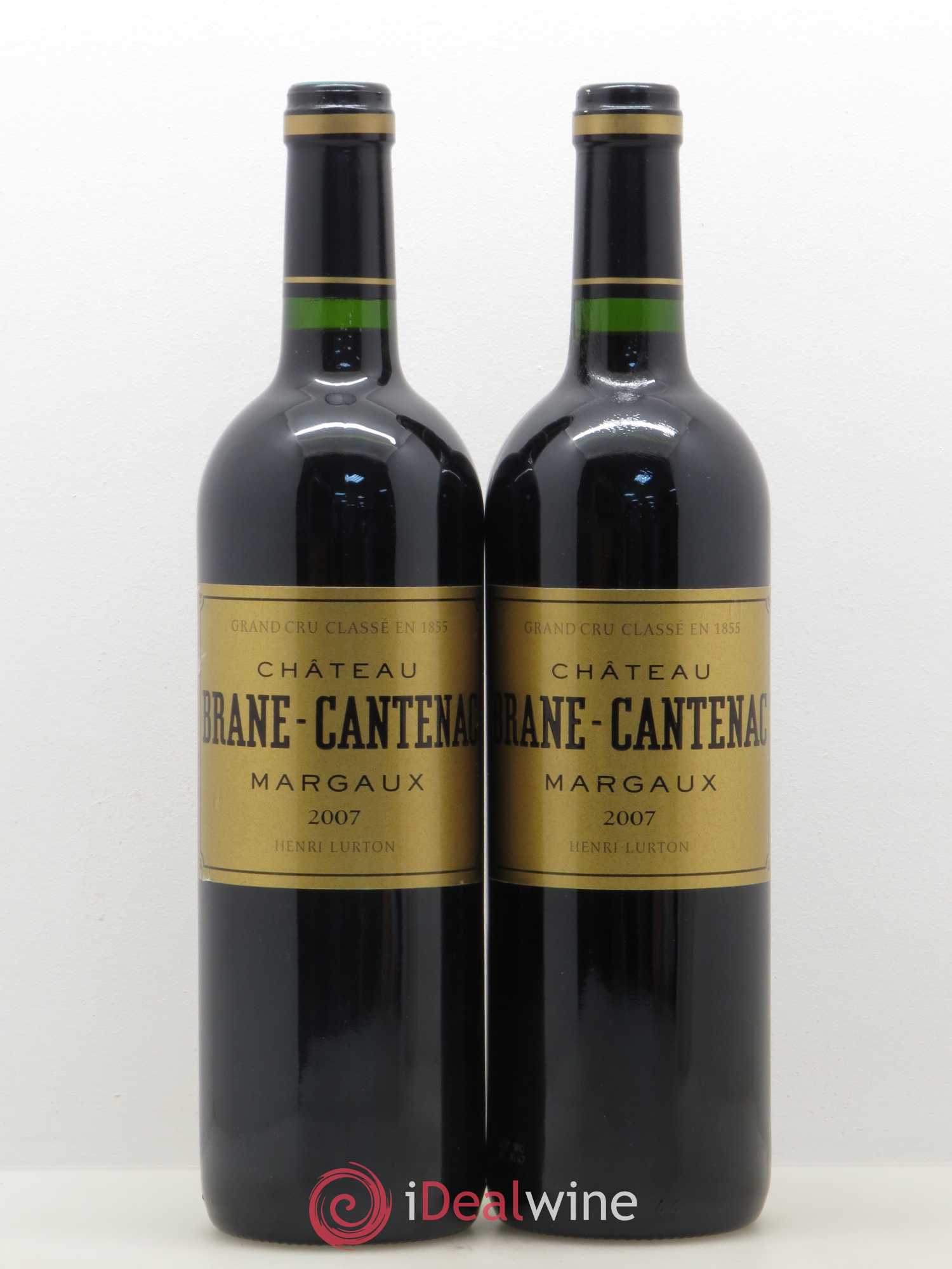 Château Brane Cantenac 2ème Grand Cru Classé 2007 - Lot de 2 bouteilles - 0