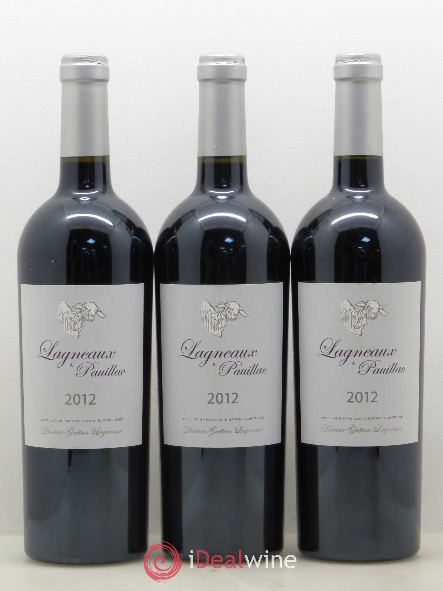 Pauillac Lagneaux 2012 - Posten von 3 Flaschen - 0