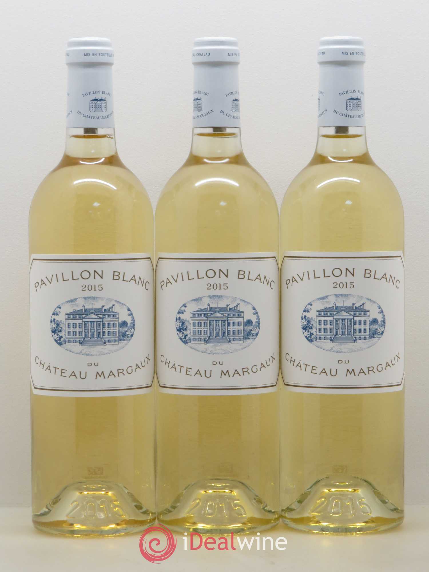 Pavillon Blanc du Château Margaux 2015 - Lot de 3 bouteilles - 0