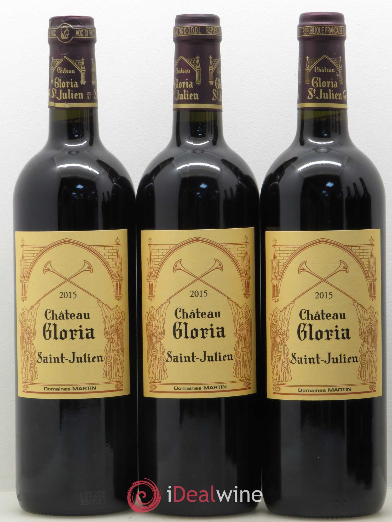 Château Gloria 2015 - Lot de 6 bouteilles - 1